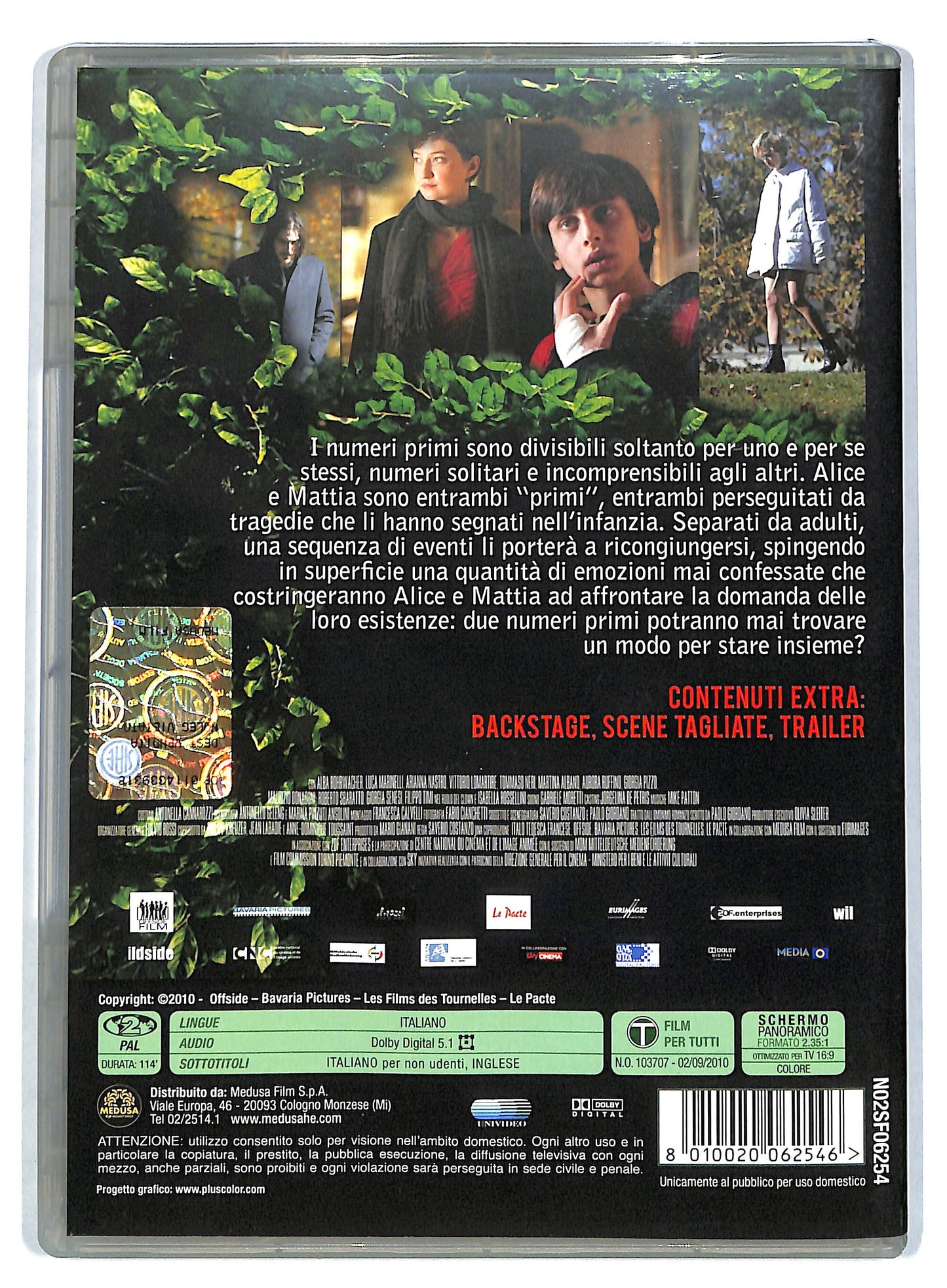 EBOND La solitudine dei numeri primi DVD DB714202