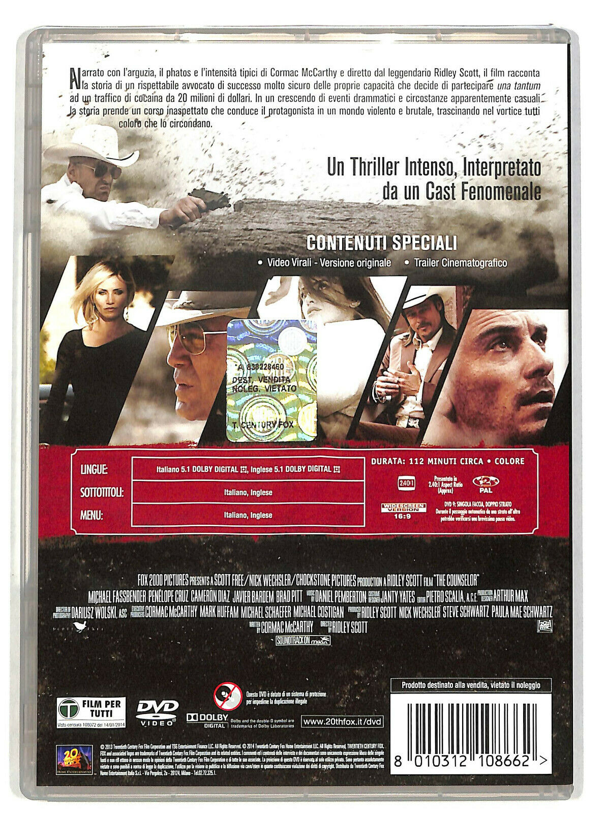 EBOND The Counselor - Il Procuratore DVD DB714226