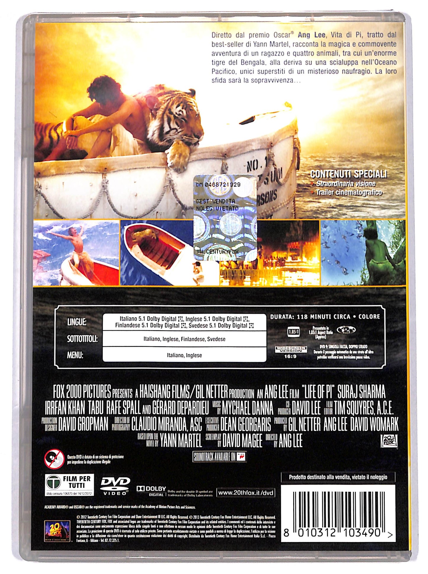 EBOND vita di pi DVD DB714236