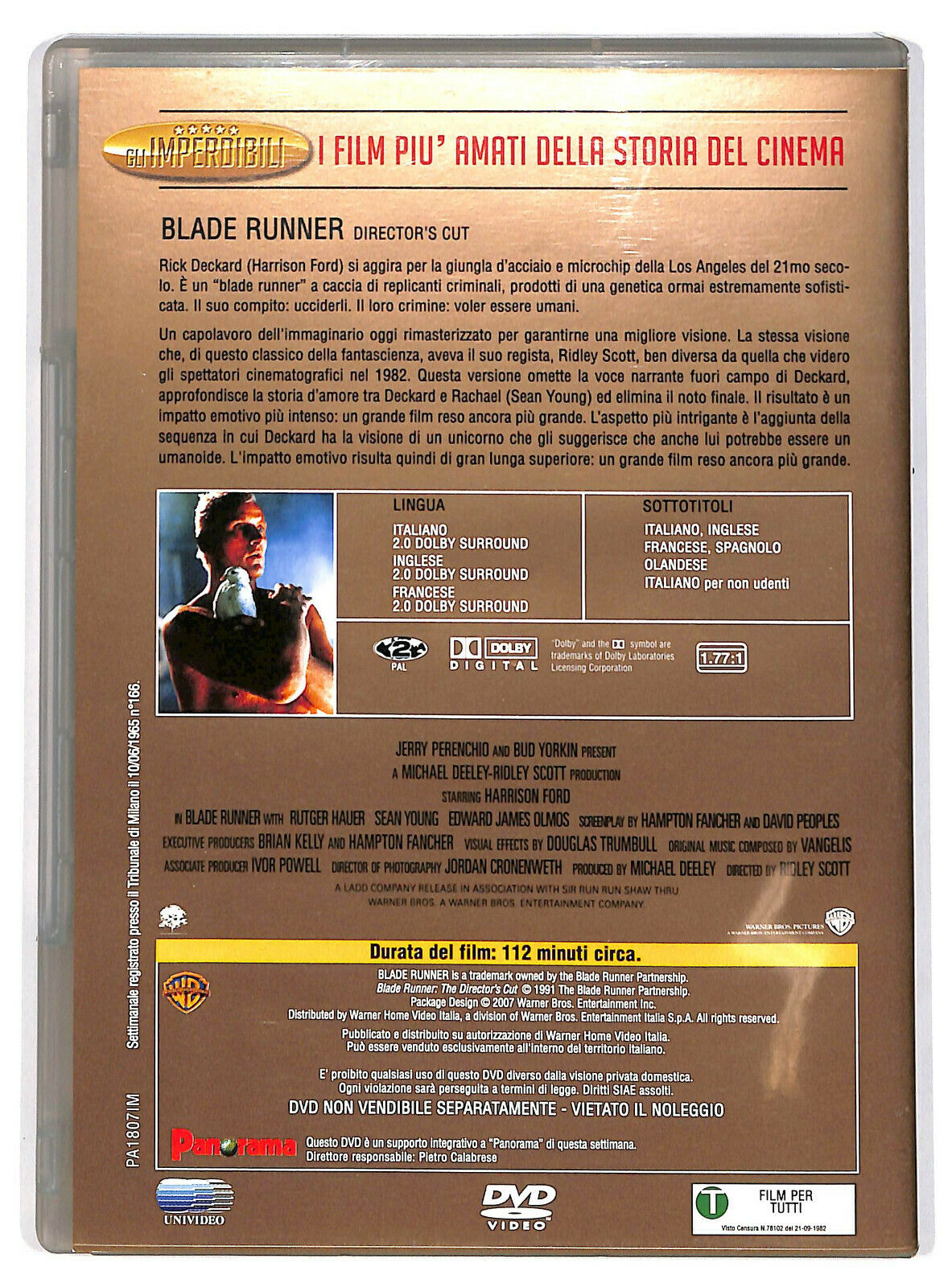 EBOND Blade Runner  Editoriale DVD DB714309