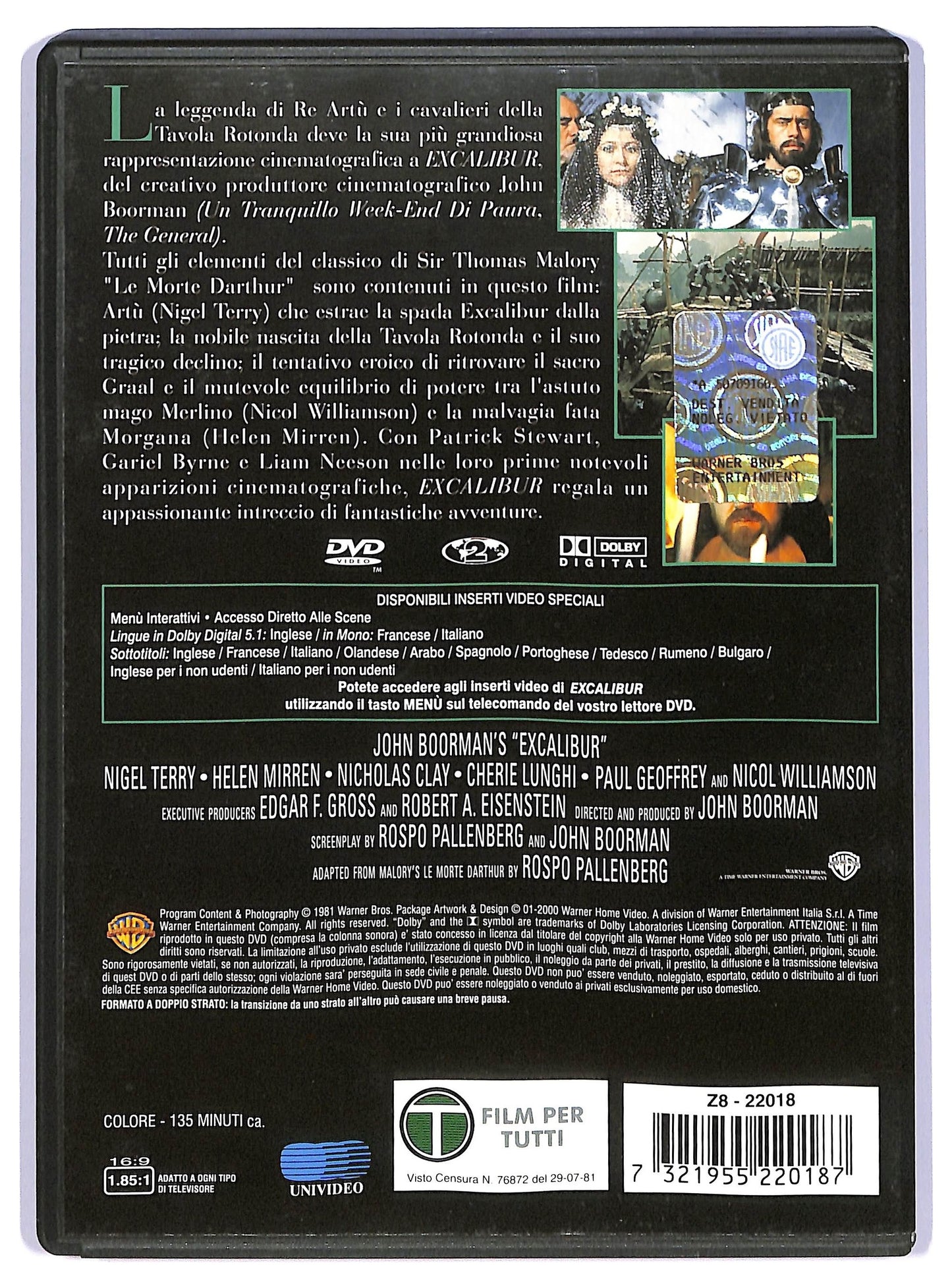 EBOND Excalibur DVD DB714356