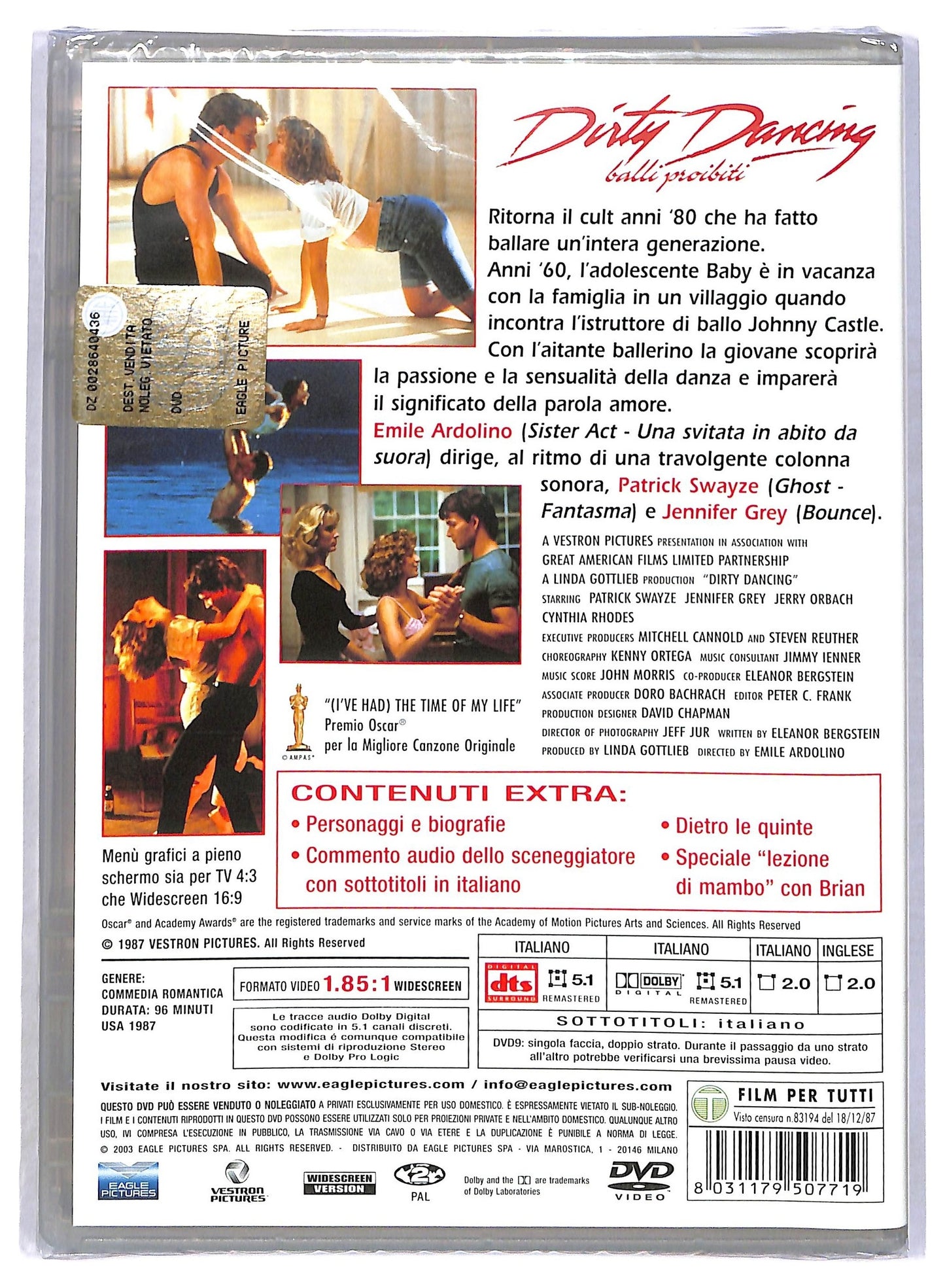 EBOND Dirty dancing balli proibiti SPECIAL EDITION DVD DB714603