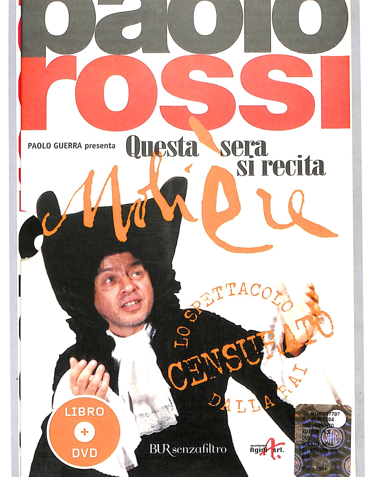 EBOND Paolo Rossi Questa sera si recita Moliere+libro SLIPCASE DVD DB714623