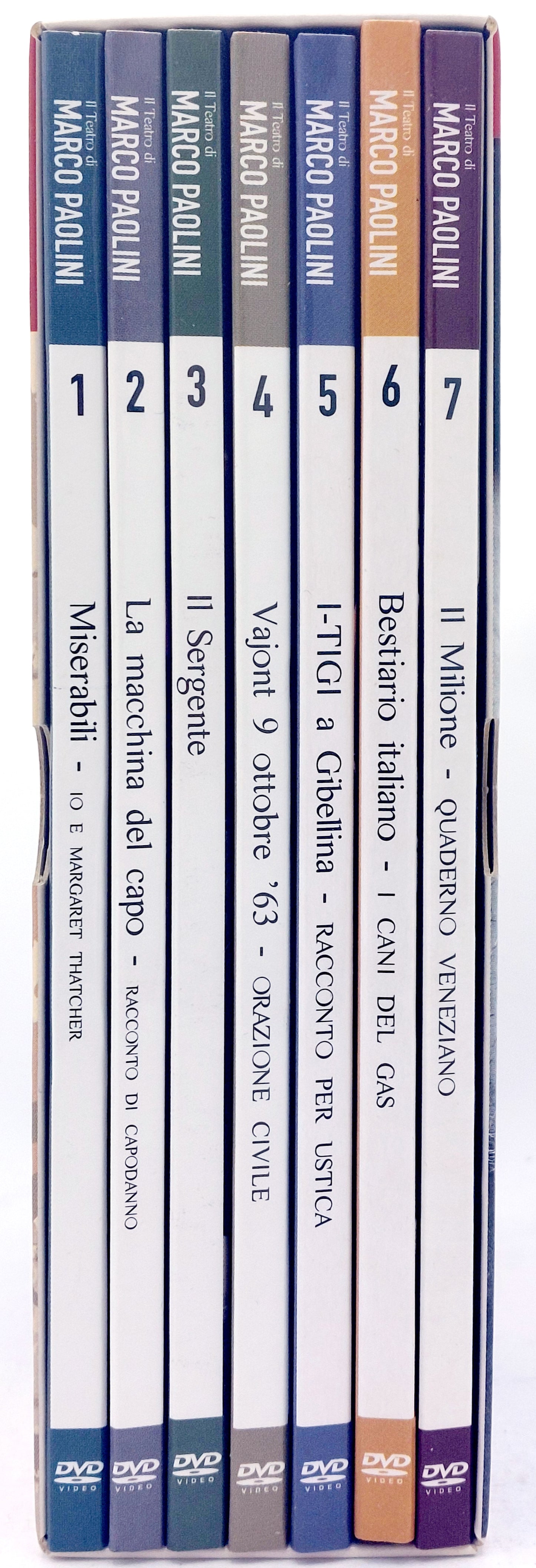 EBOND Il teatro di Marco Paolini - Cofanetto EDITORIALE DVD DB714625