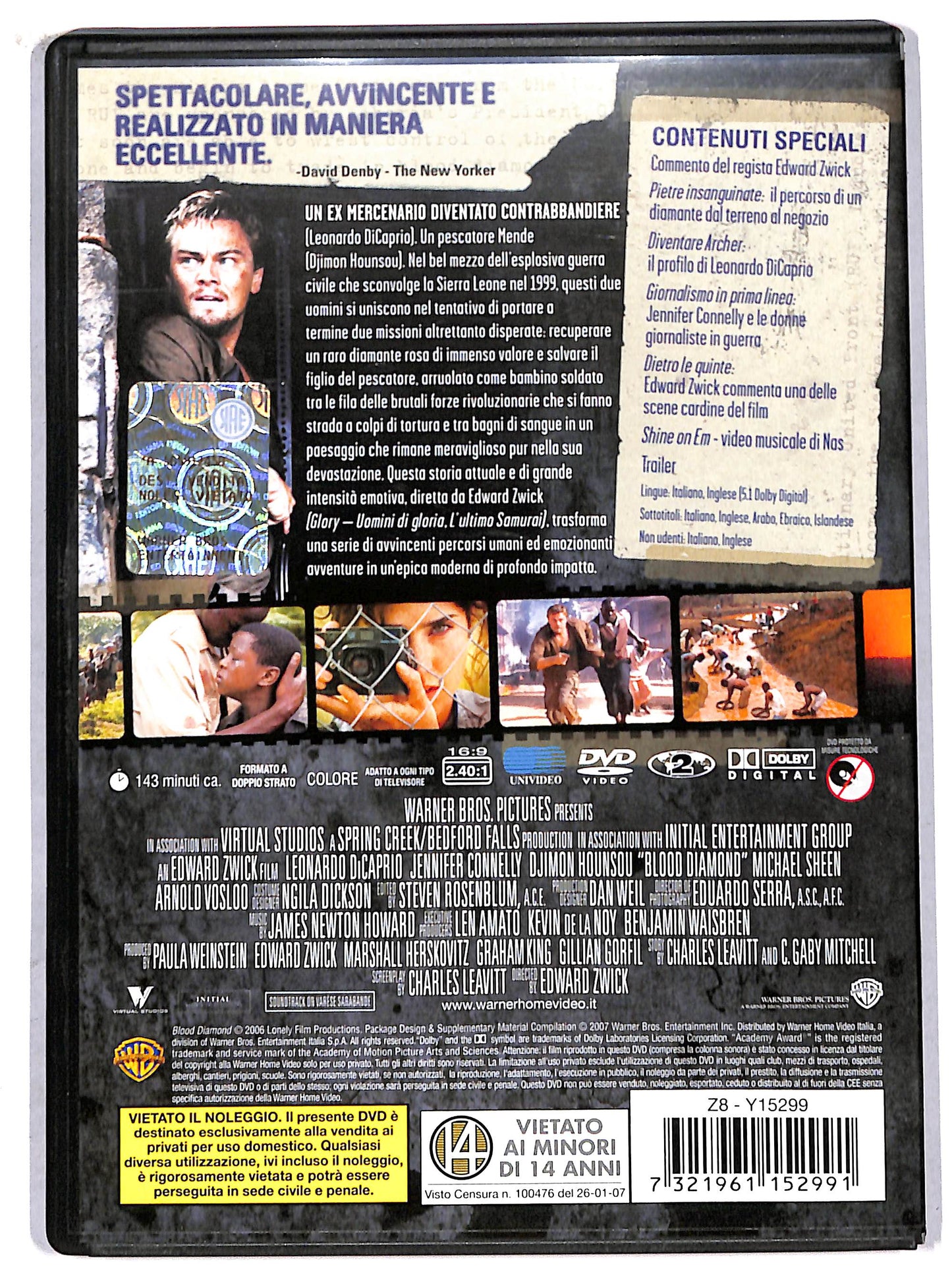 EBOND blood diamond - diamanti di sangue DVD DB714644
