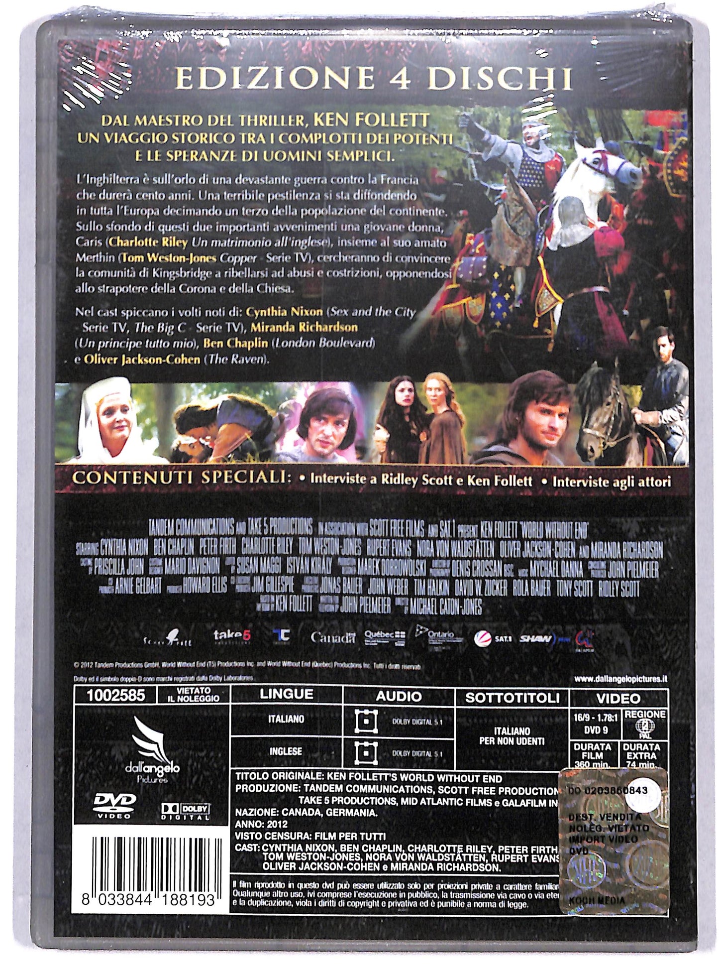 EBOND Mondo senza fine - Stagione 01 DVD DB714917