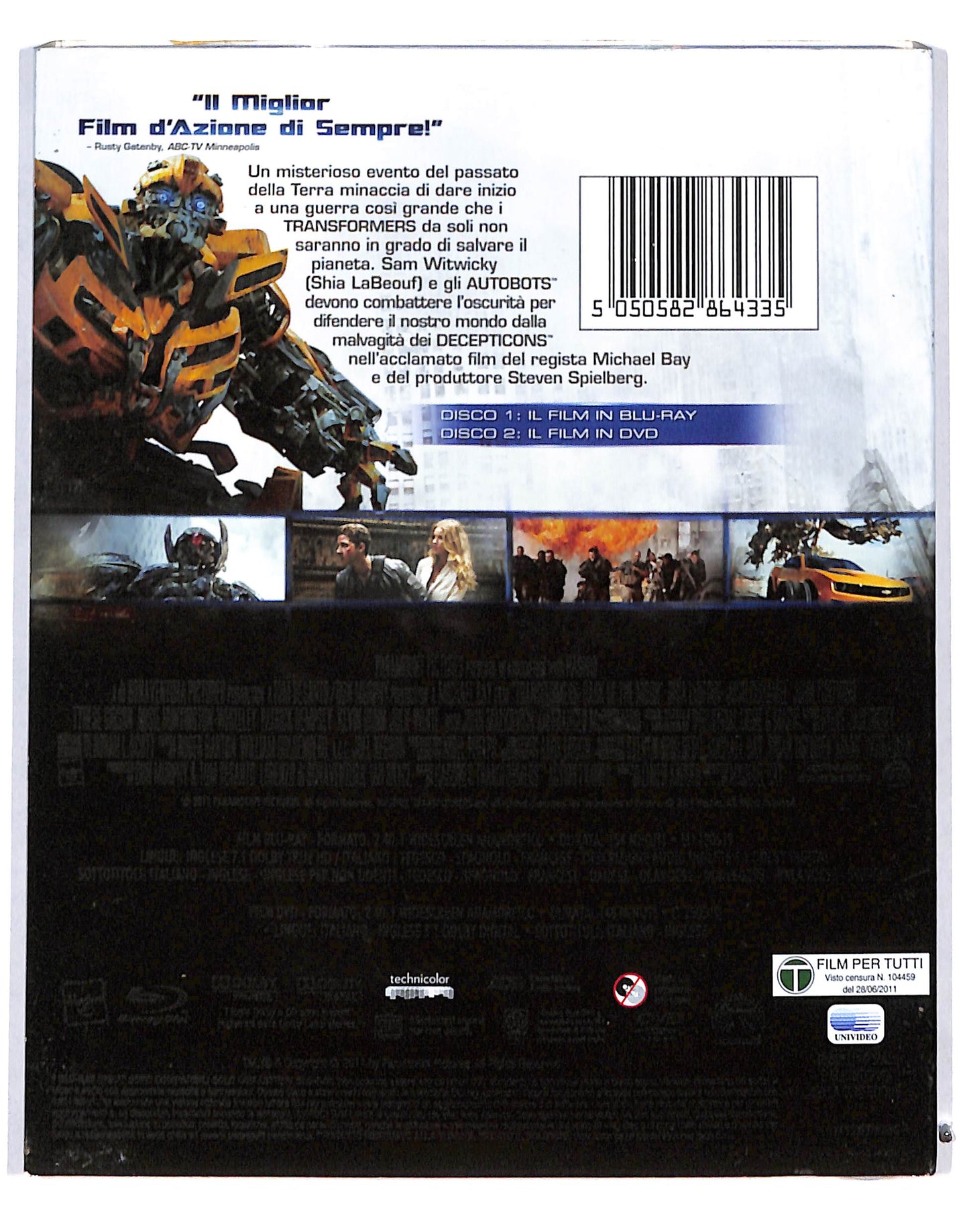 EBOND Transformers 3 BLURAY + DVD BLURAY DB715104