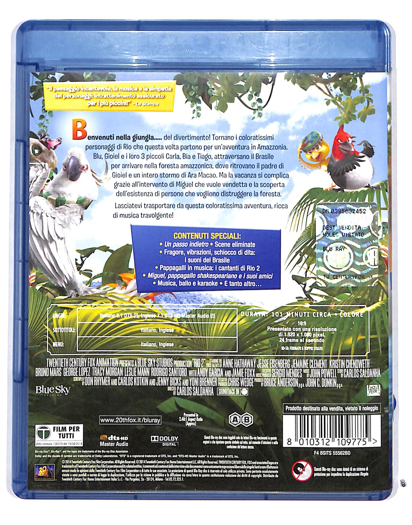 EBOND Rio 2 BLURAY BLURAY DB715111