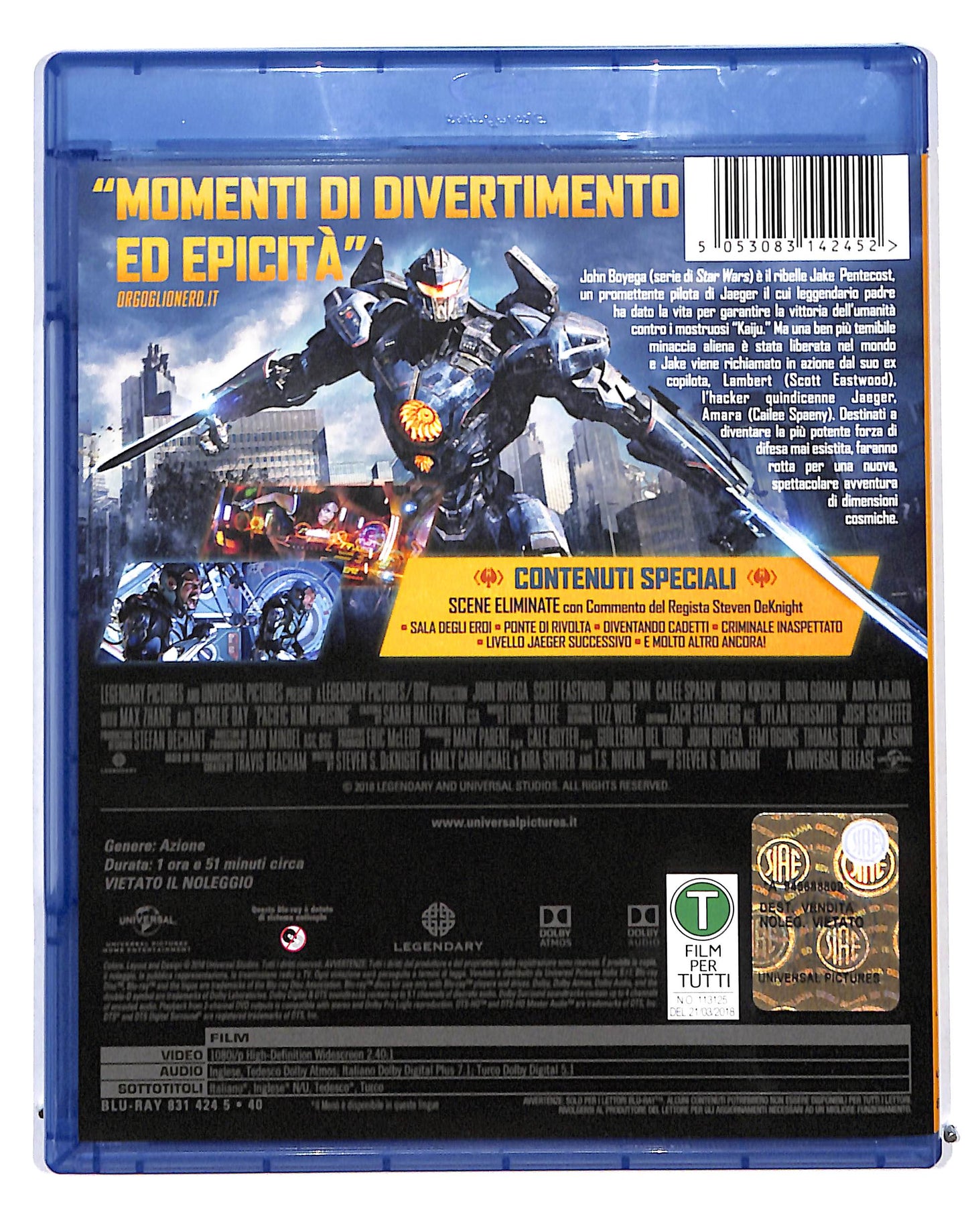 EBOND Pacific Rim - La rivolta BLURAY BLURAY DB715122