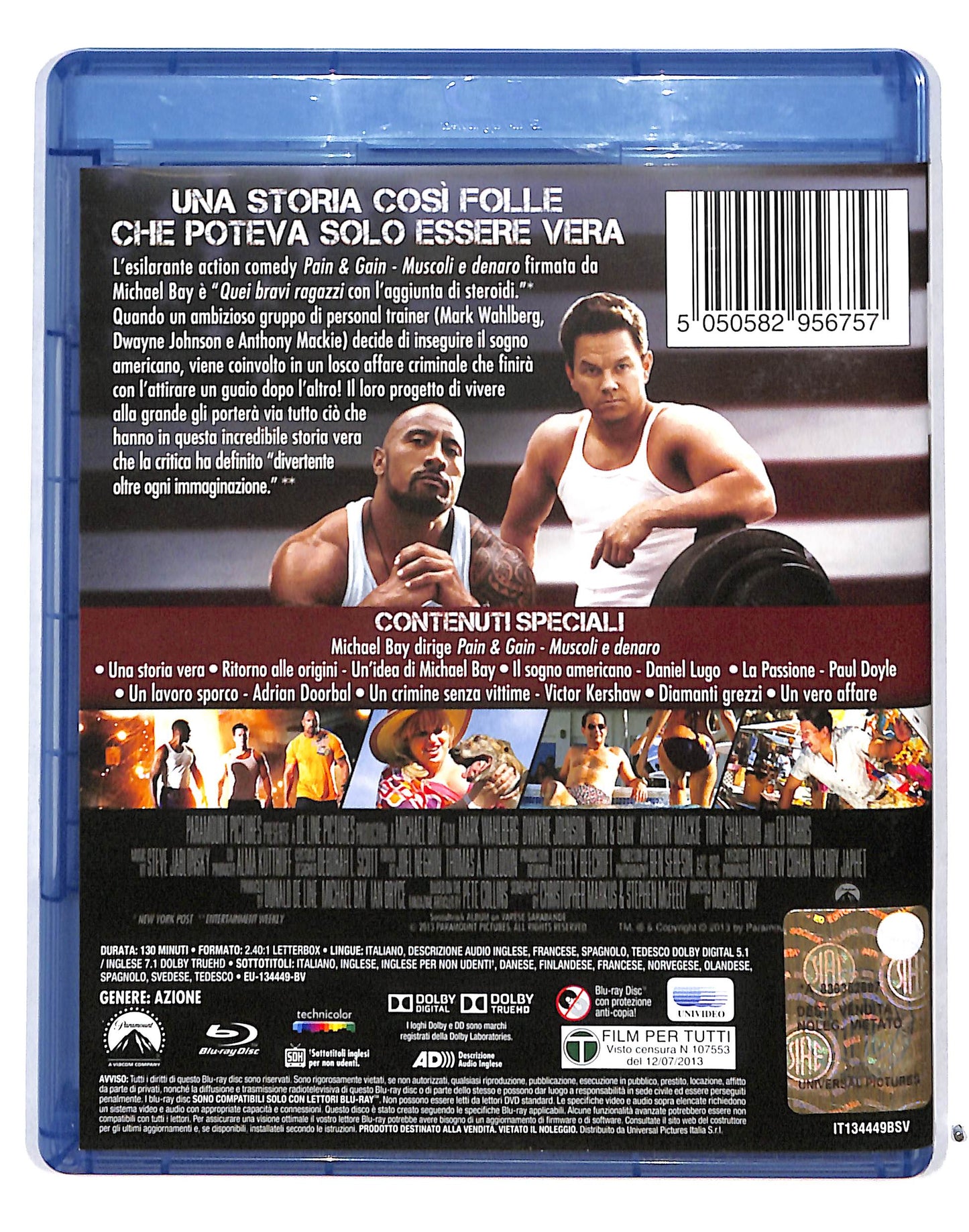 EBOND Pain e Gain Muscoli e denaro BLURAY BLURAY DB715125