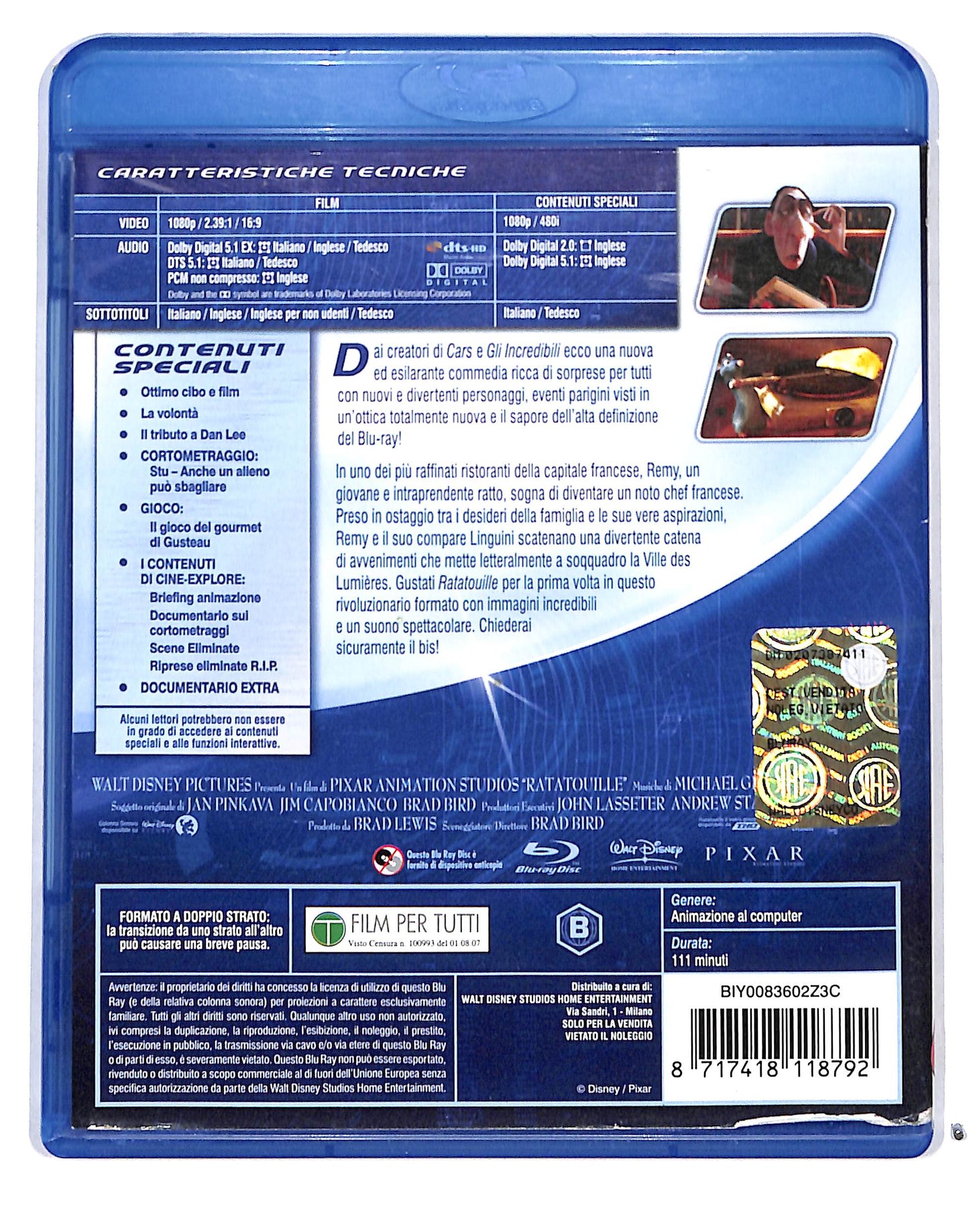 EBOND Ratatouille BLURAY DB715128