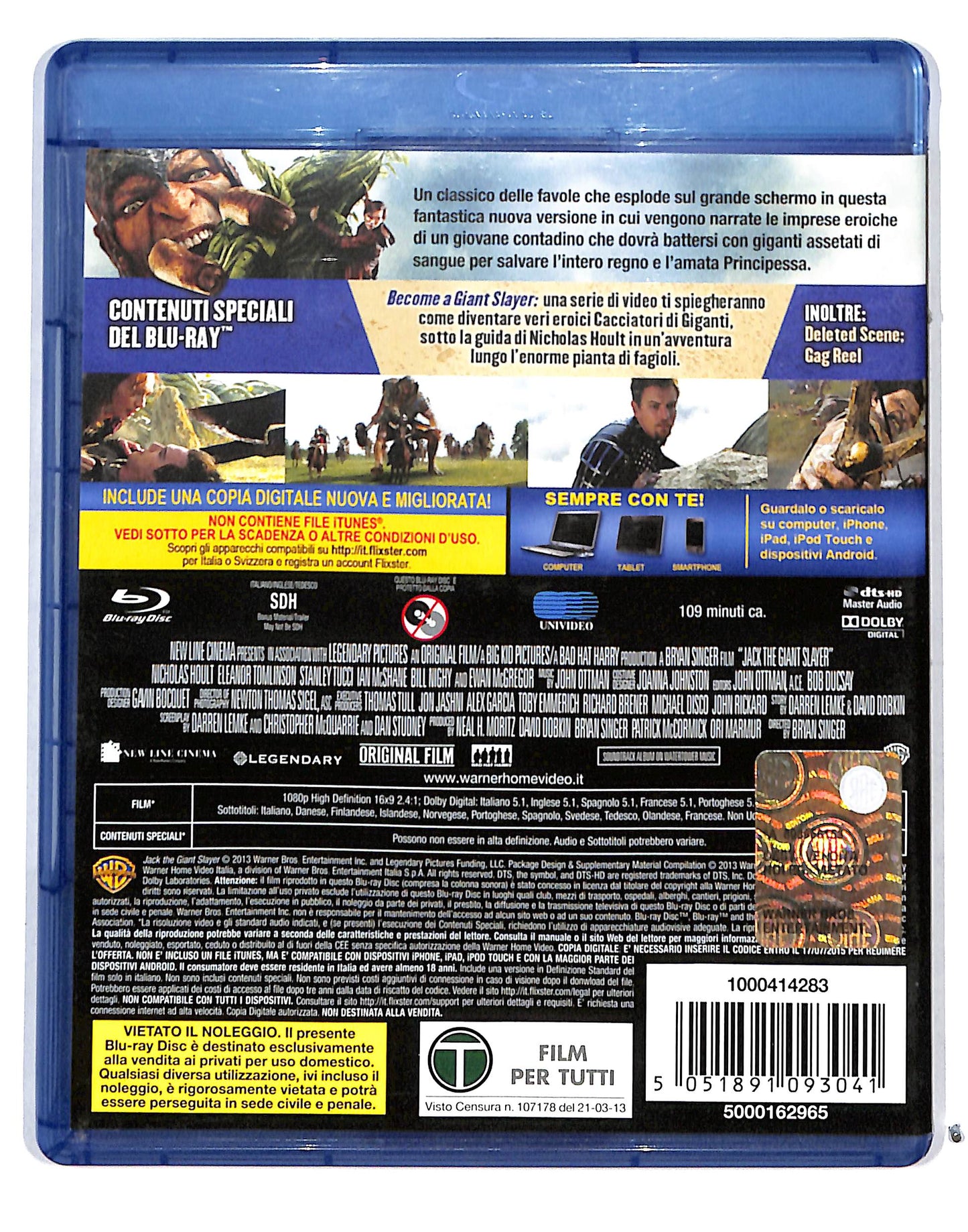 EBOND il cacciatore di giganti BLURAY BLURAY DB715155