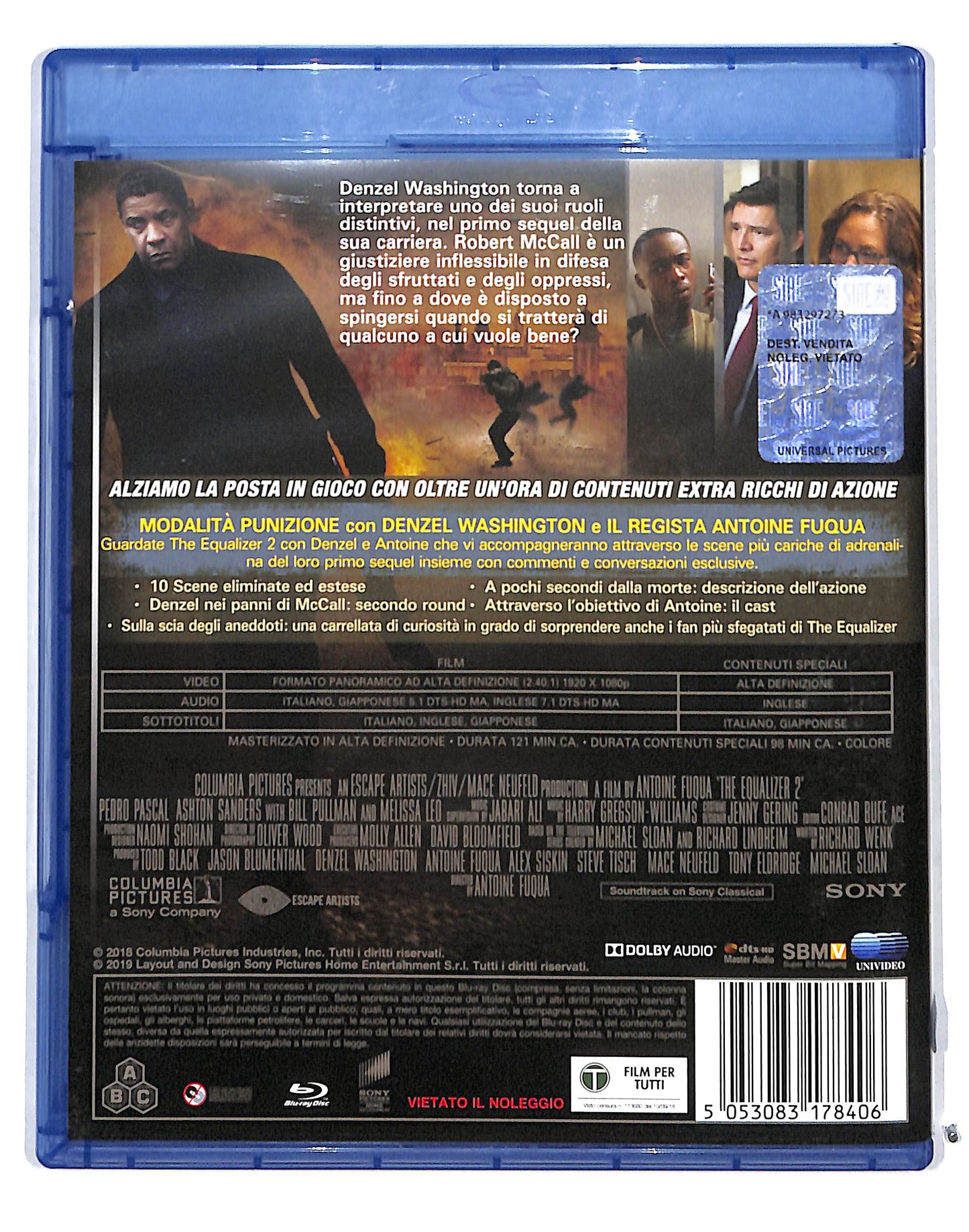 EBOND The equalizer senza perdono BLURAY BLURAY DB715163