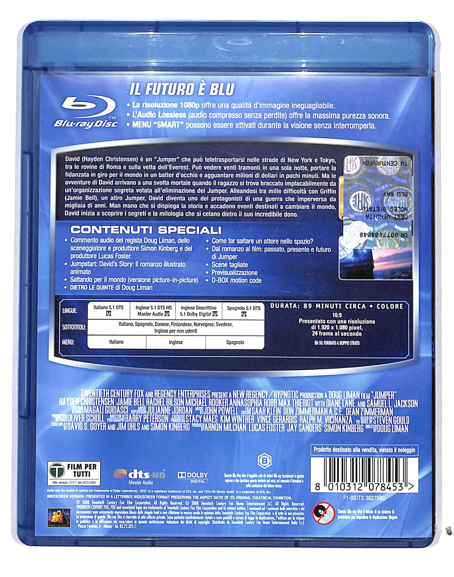 EBOND Jumper - Senza confini BLURAY BLURAY DB715170