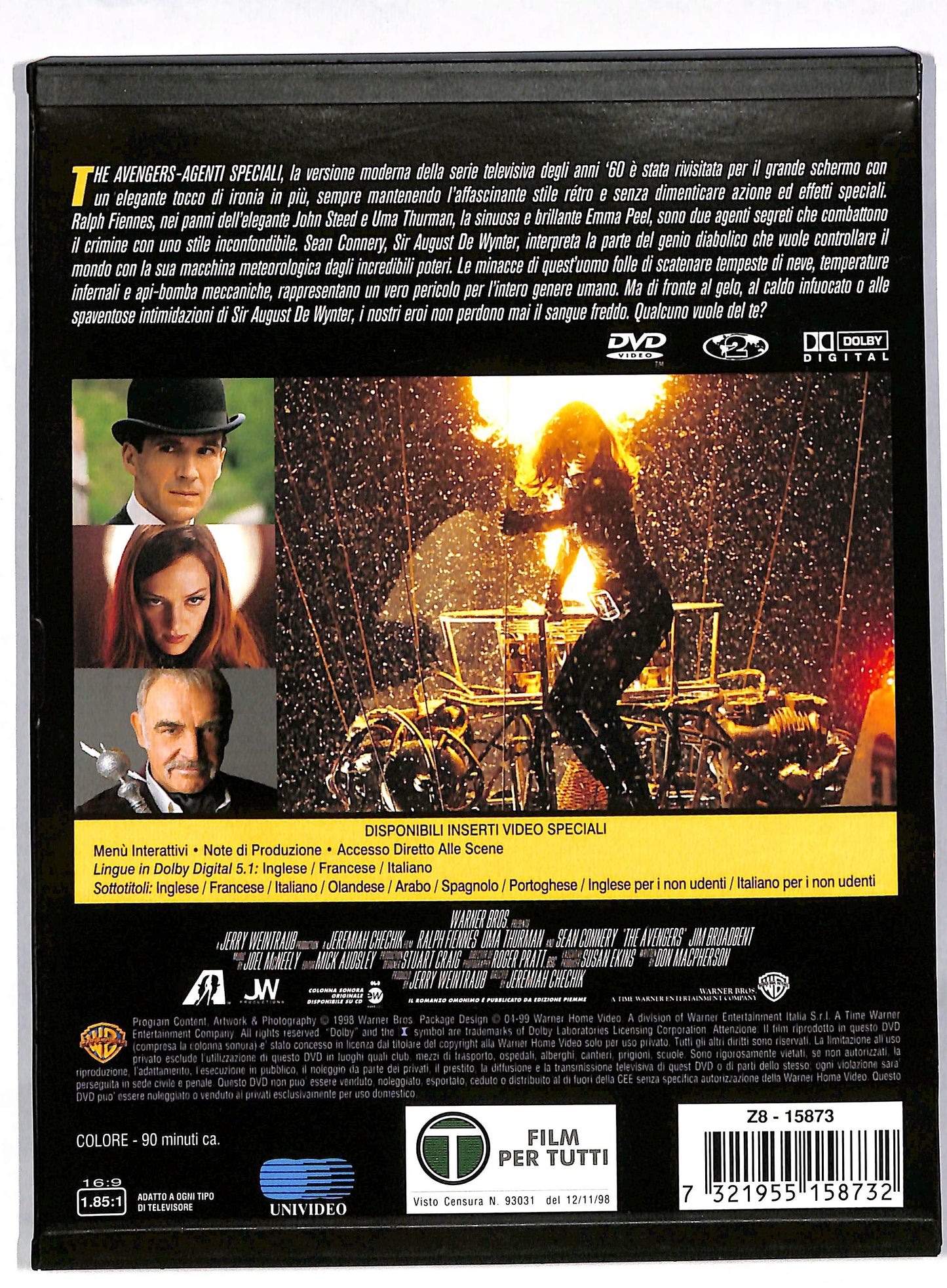 EBOND The Avengers - Agenti speciali SNAPPER DVD DB715248