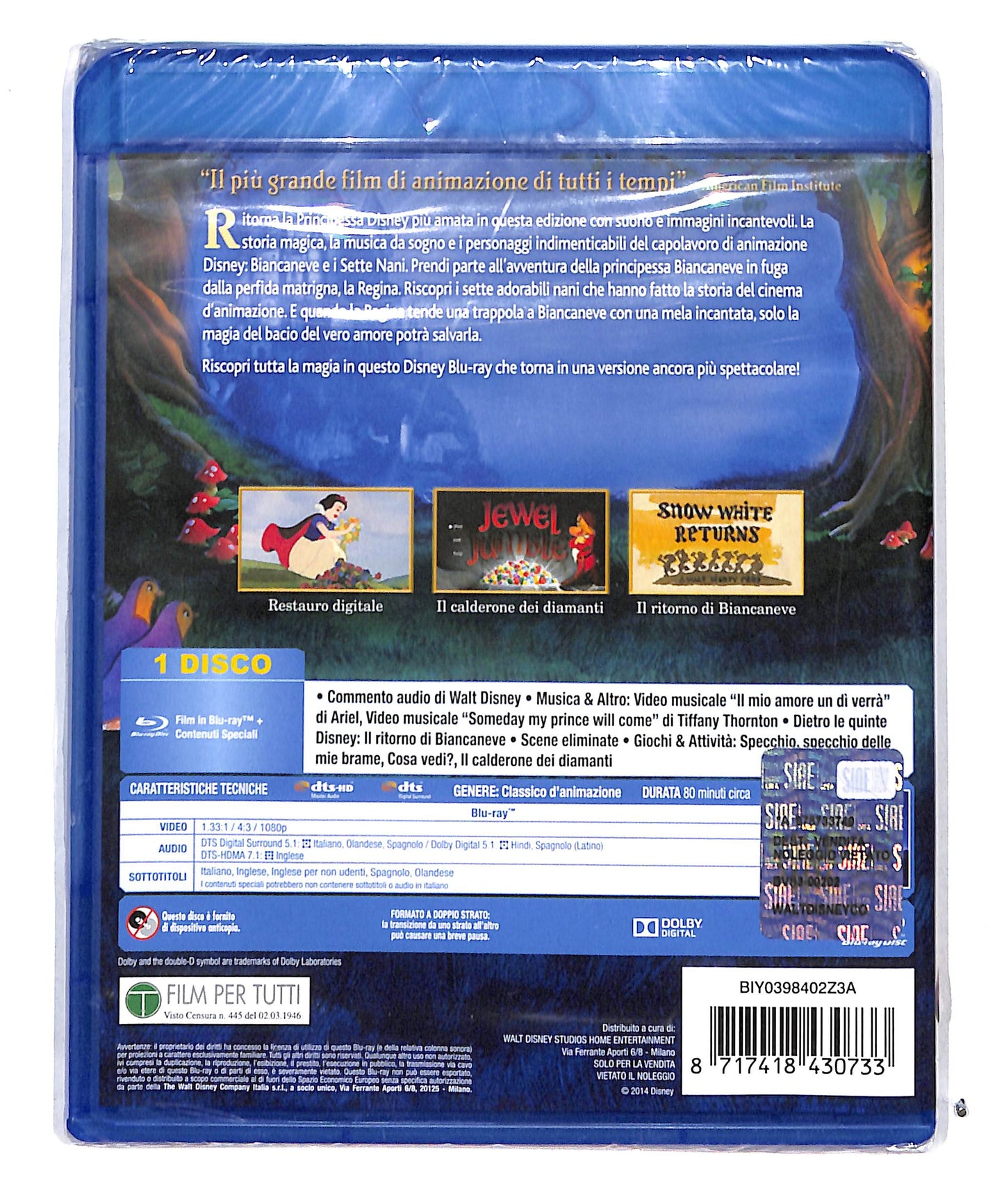 EBOND Biancaneve E I Sette Nani BLURAY DB715404