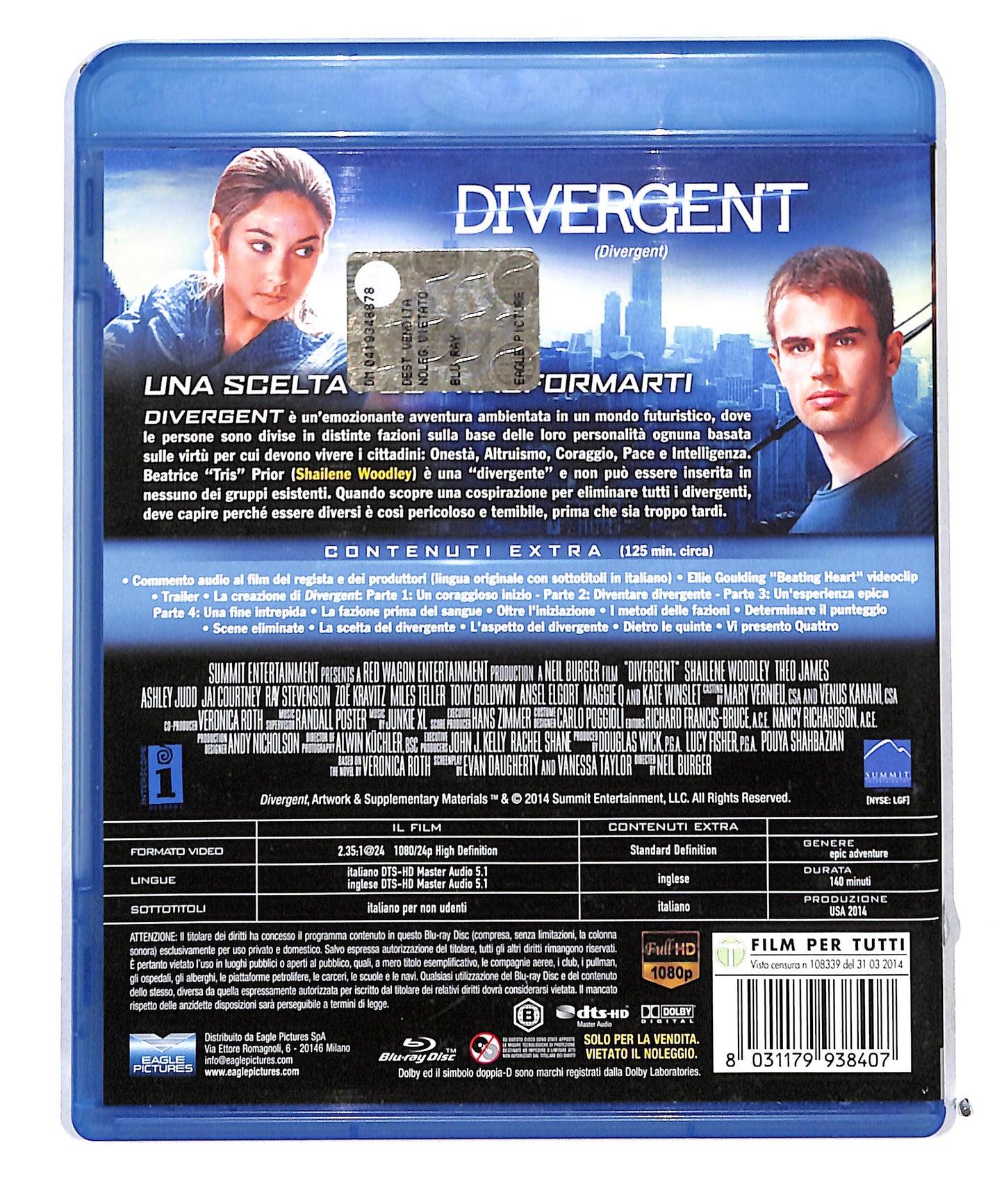 EBOND Divergent Special Edition BLURAY DB715409