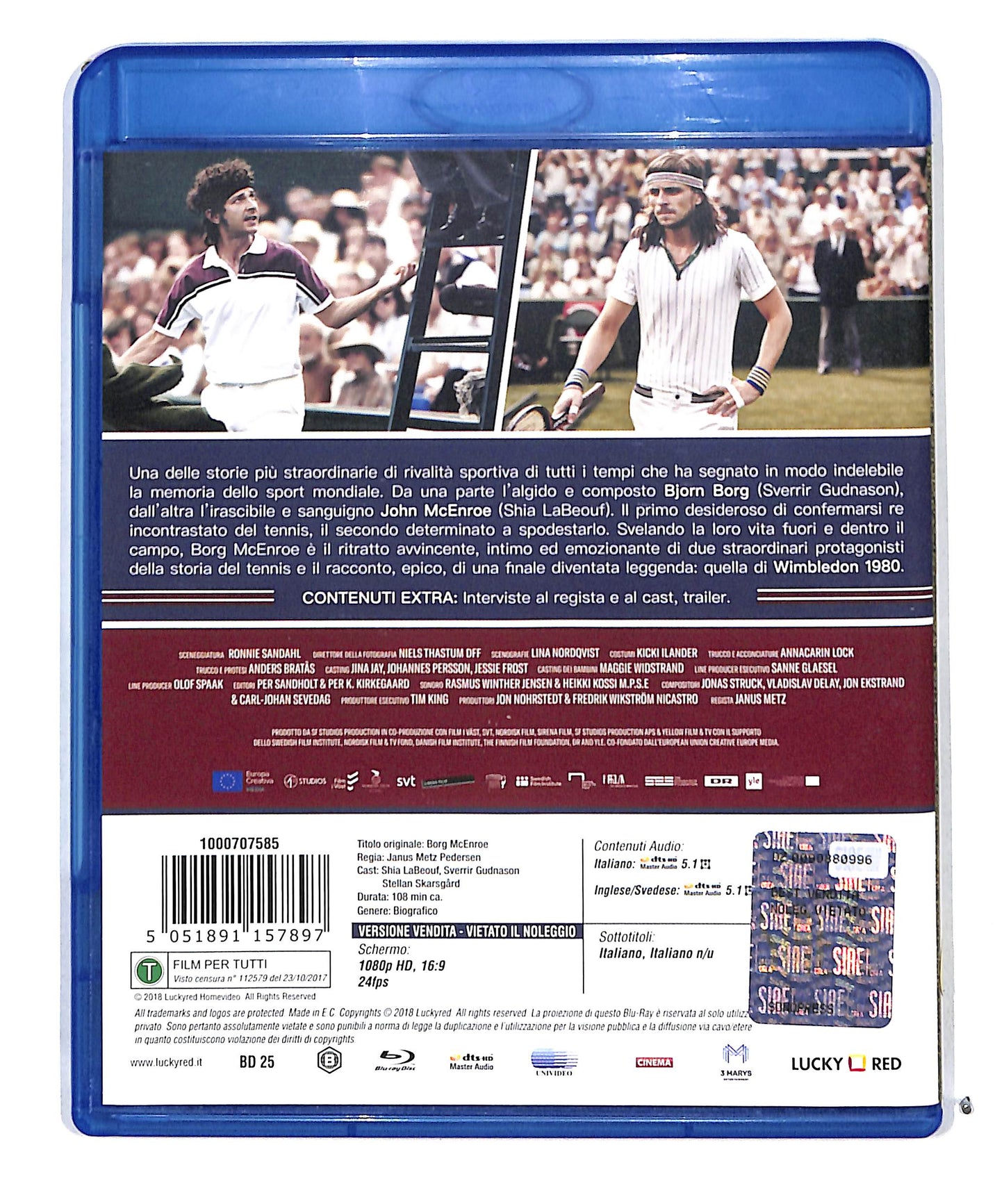 EBOND Borg Vs Mcenroe BLURAY DB715412