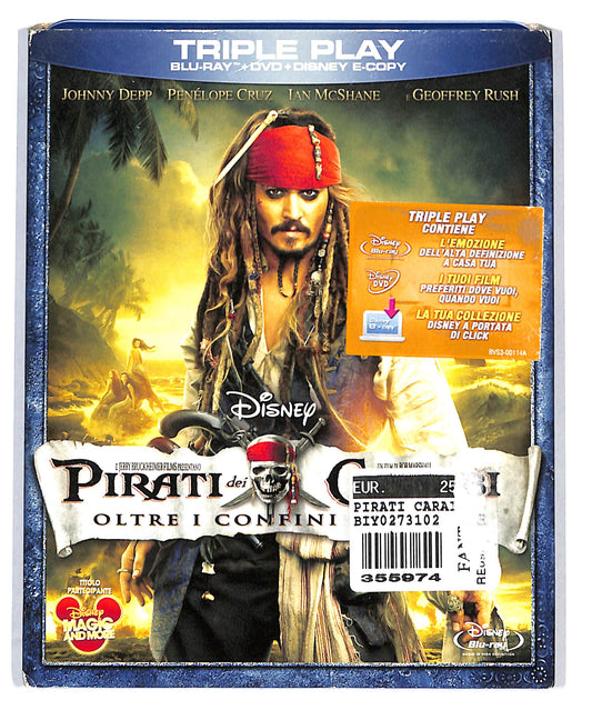EBOND Pirati Dei Caraibi Oltre i Confini Del Mare DVD + E-copy BLURAY DB715416