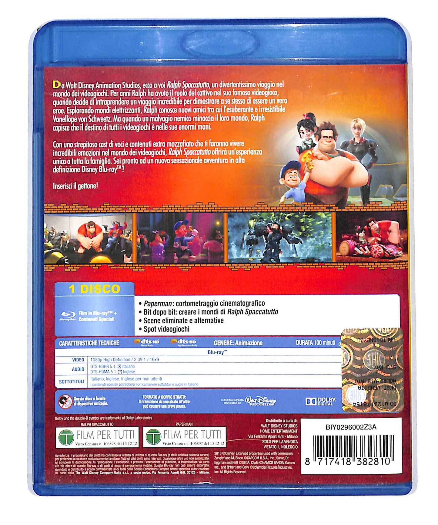EBOND Ralph spaccatutto BLURAY DB715428