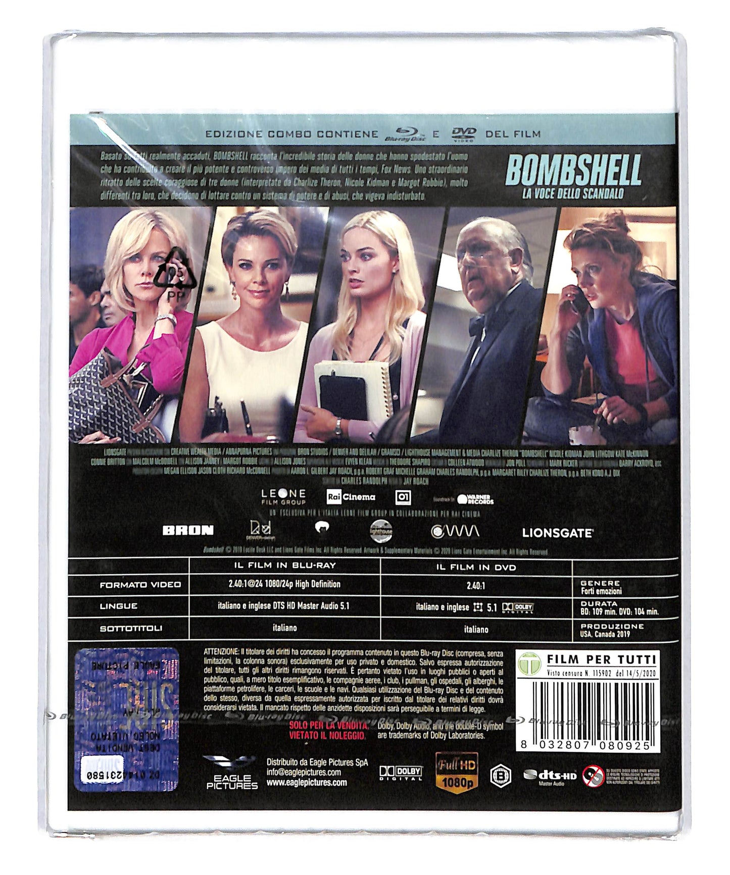 EBOND Bombshell La Voce Dello Scandalo + DVD BLURAY DB715433