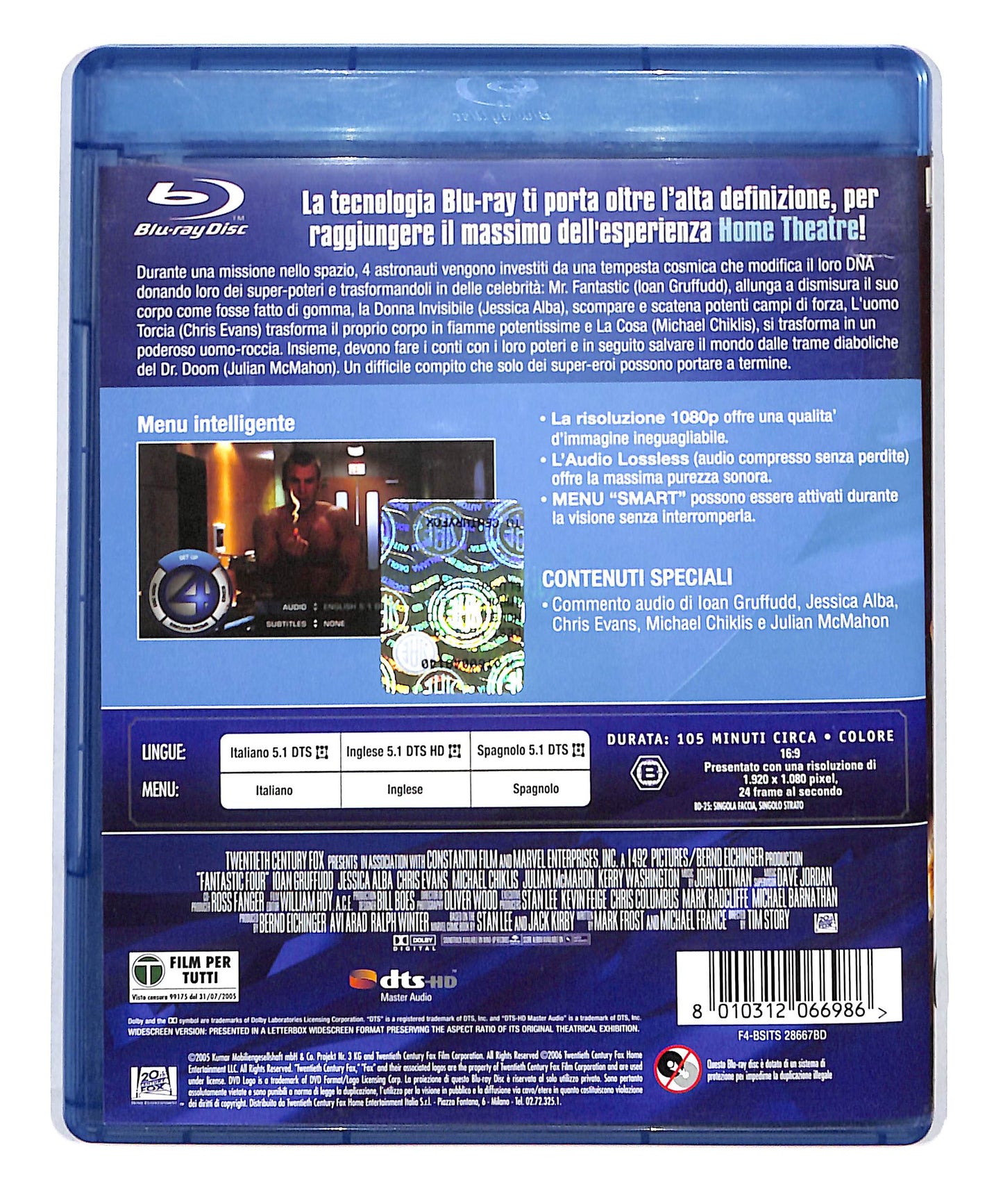 EBOND I Fantastici 4 BLURAY DB715439