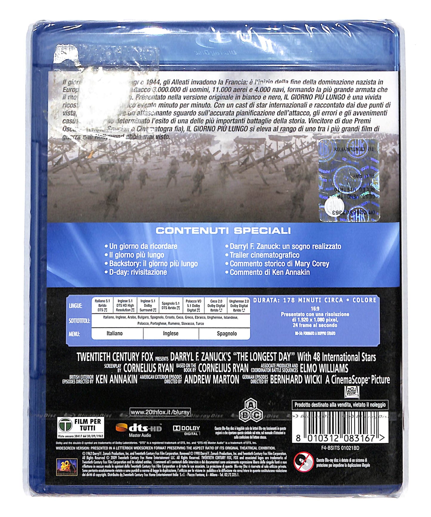 EBOND Il Giorno Piu Lungo BLURAY DB715444