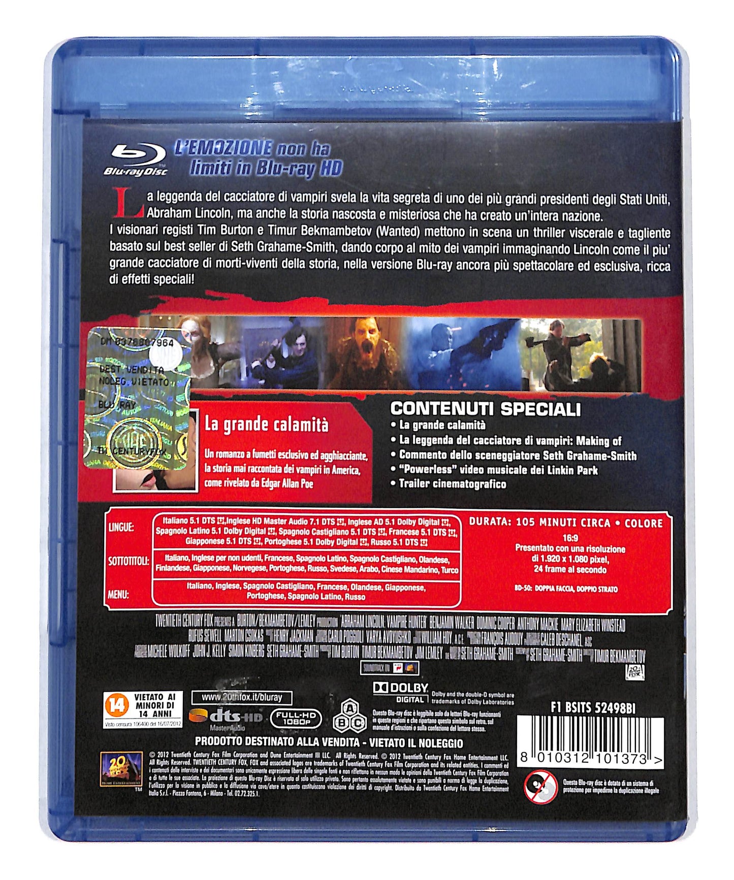 EBOND La Leggenda Del Cacciatore Di Vampiri  BLURAY DB715455