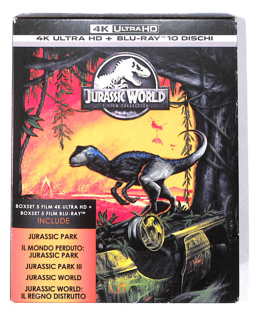 EBOND Jurassic 5 Movie Collection Box 10 4K ULTRA HD + BLURAY BLURAY DB715471