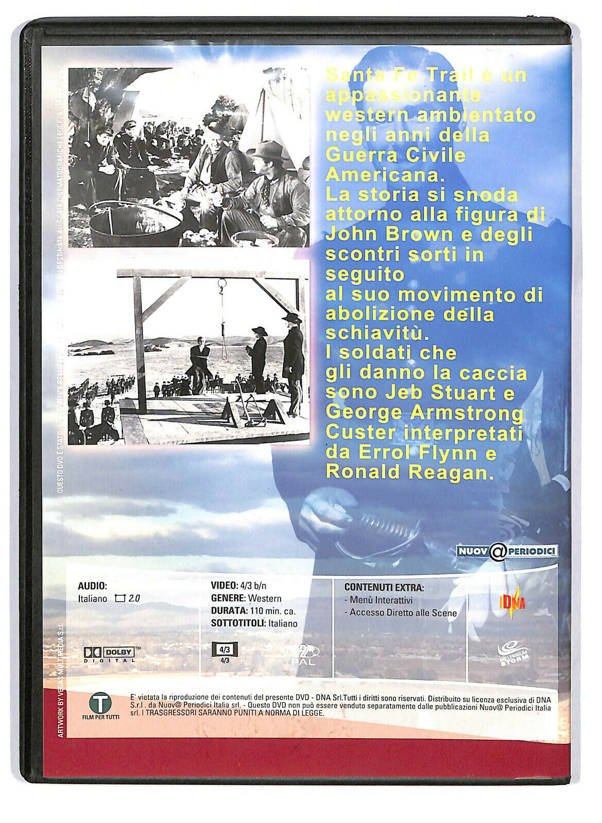 EBOND Santa Fe Trail Versione Restaurata Editoriale DVD DB715643