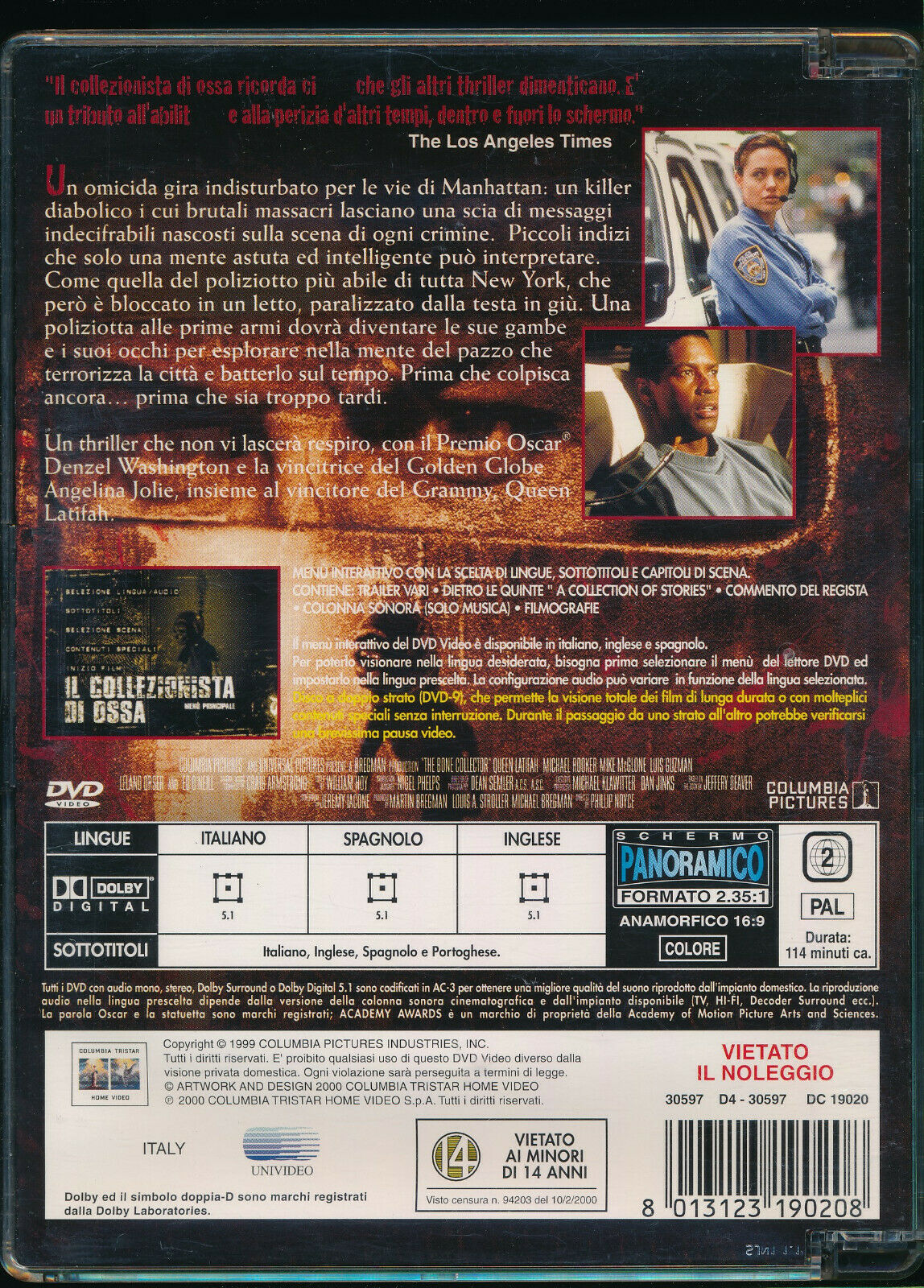 EBOND Il Collezionista Di Ossa Jewel Box DVD DB715804