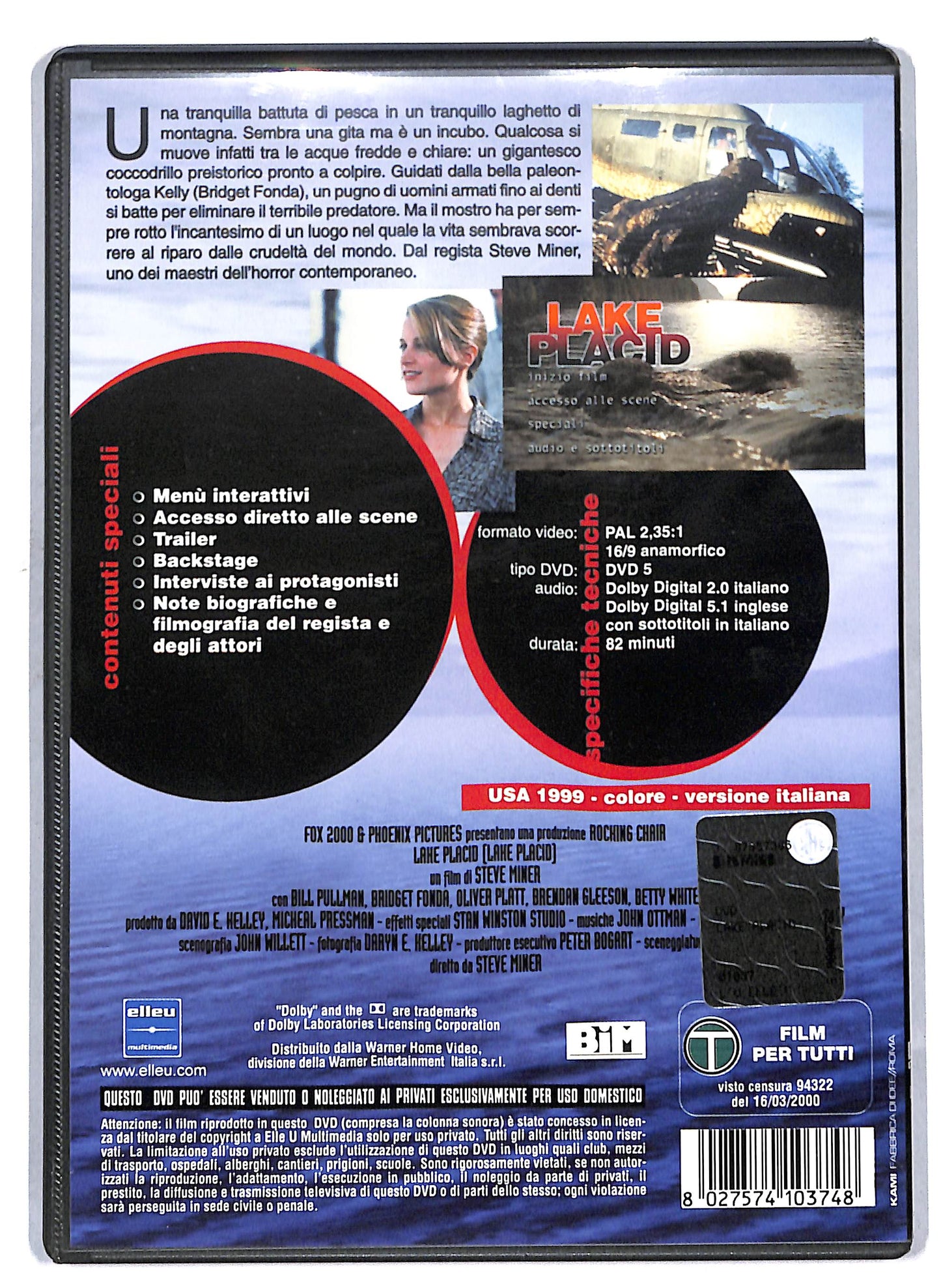 EBOND Lake Placid DVD DB715813