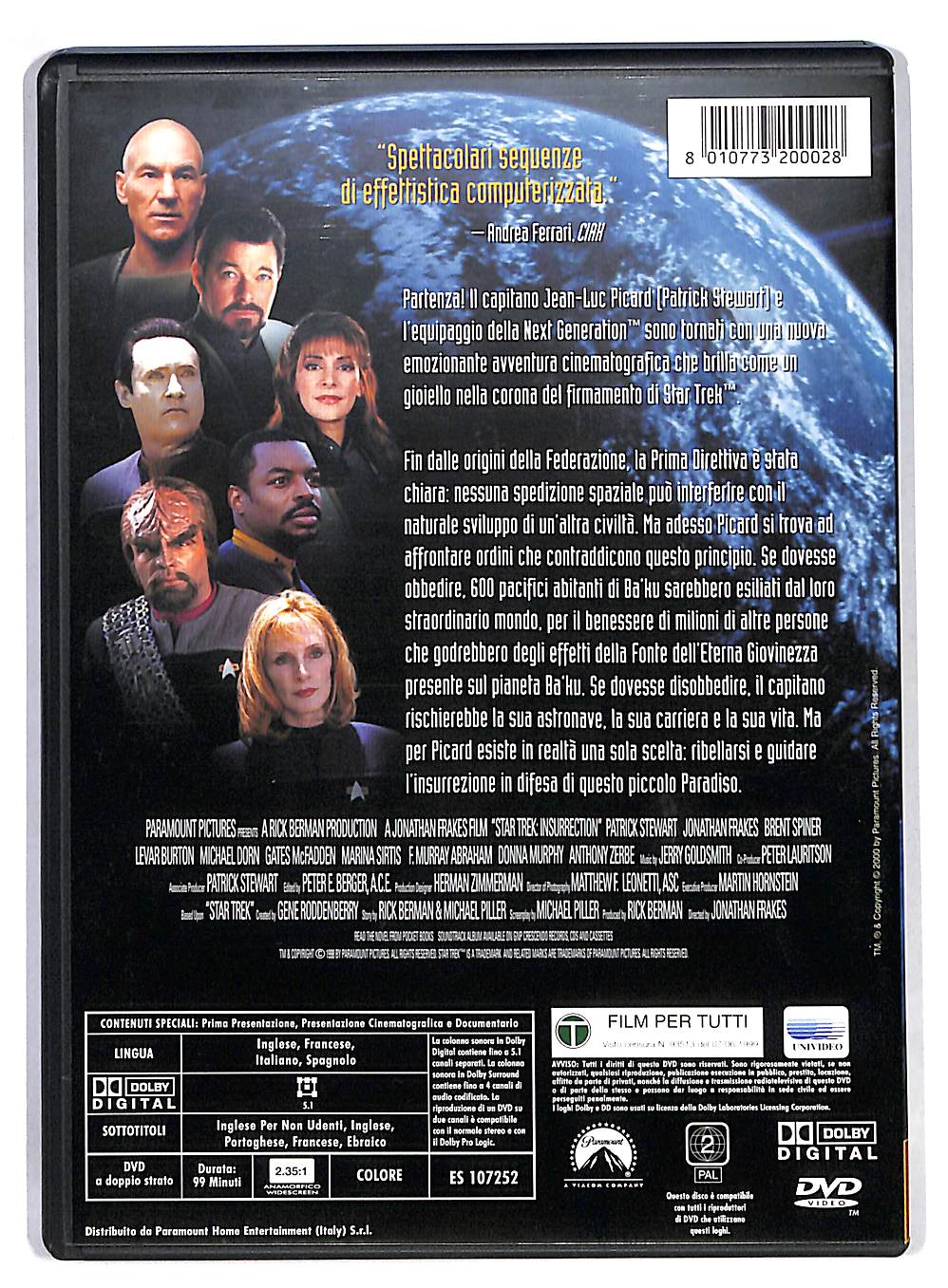 EBOND Star Trek - L'insurrezione DVD DB715818