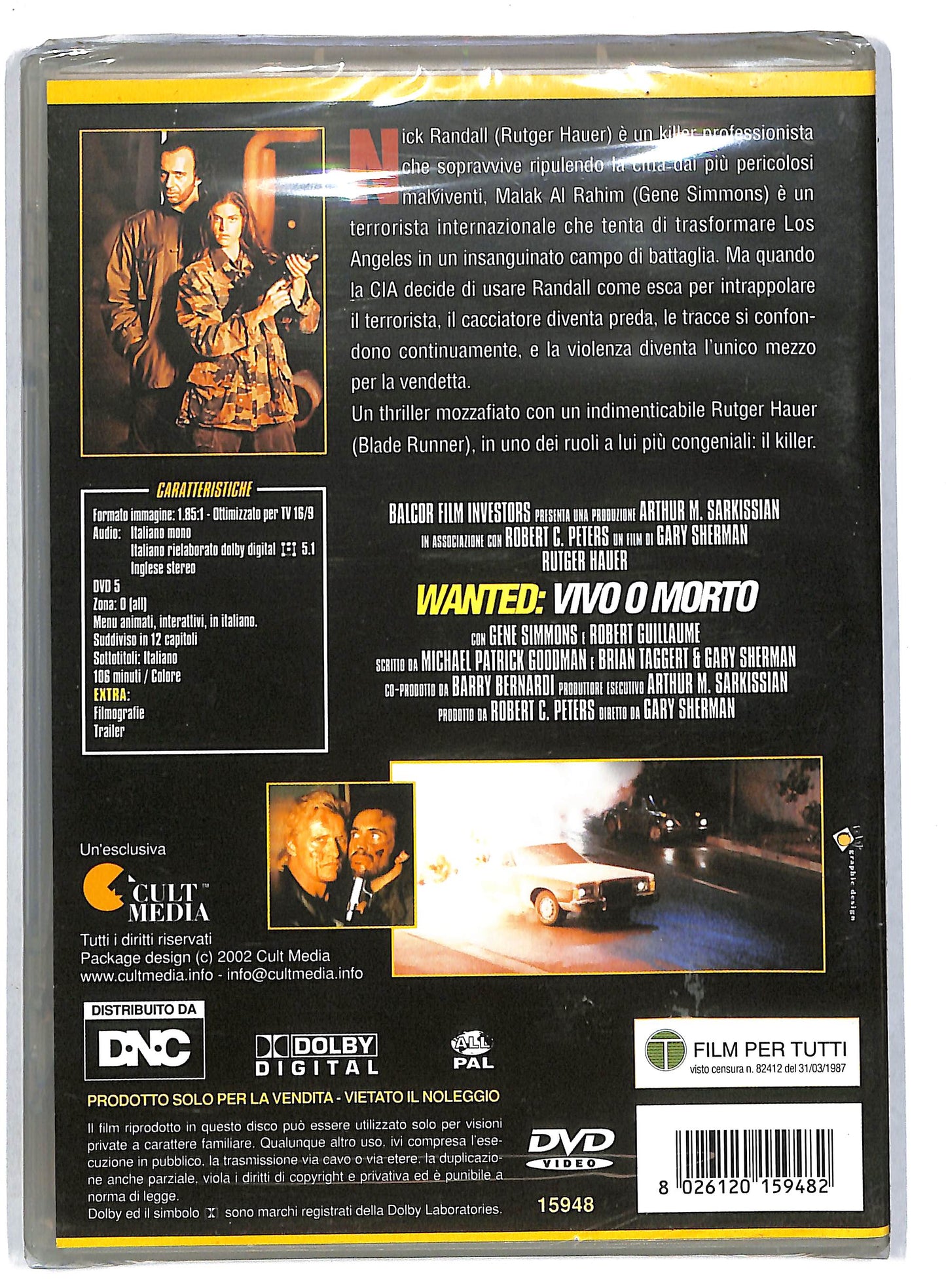 EBOND Wanted - Vivo o morto DVD DB715831