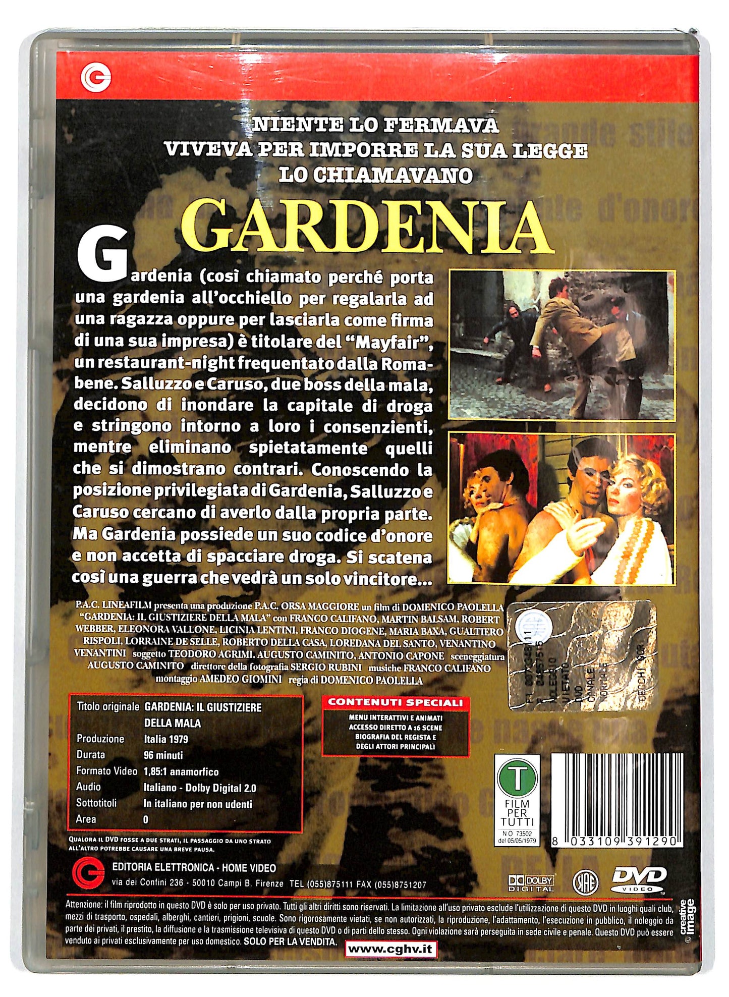 EBOND Gardenia il giustiziere della mala DVD DB716111
