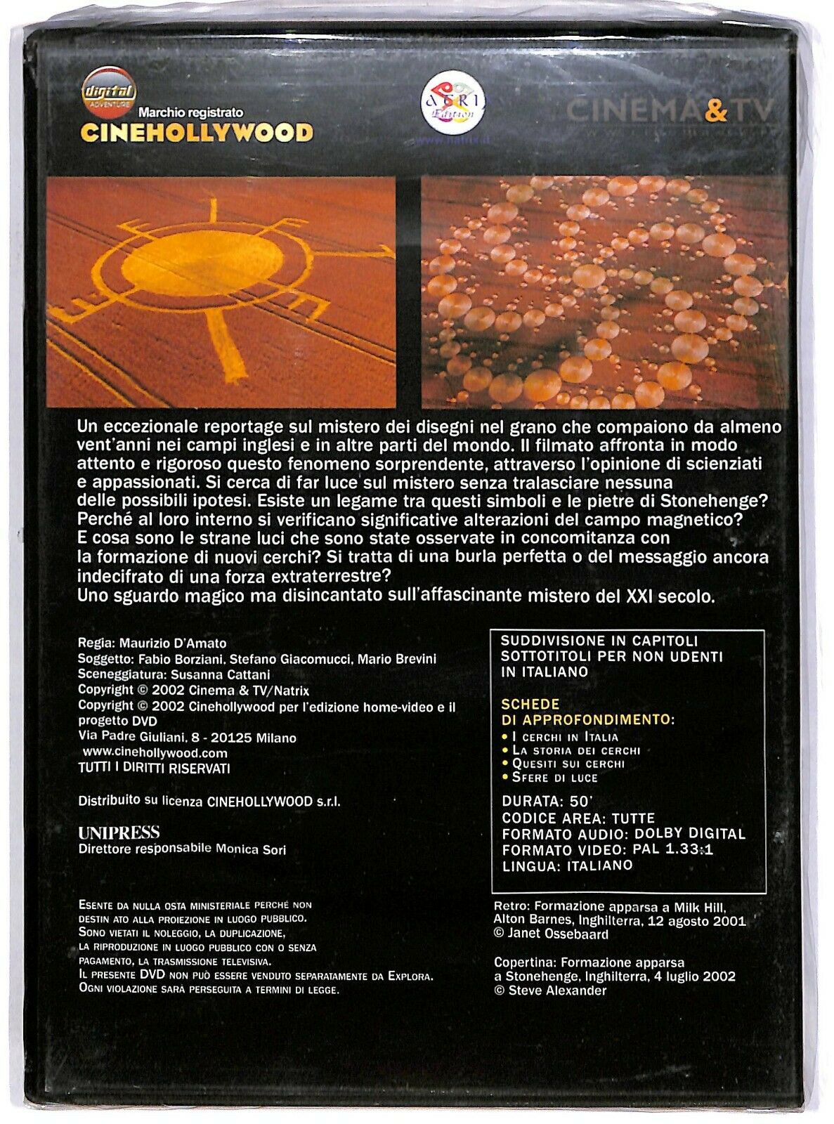 EBOND Explora 3: Cerchi Nel Grano I Disegni Del Mistero Editoriale DVD DB716145