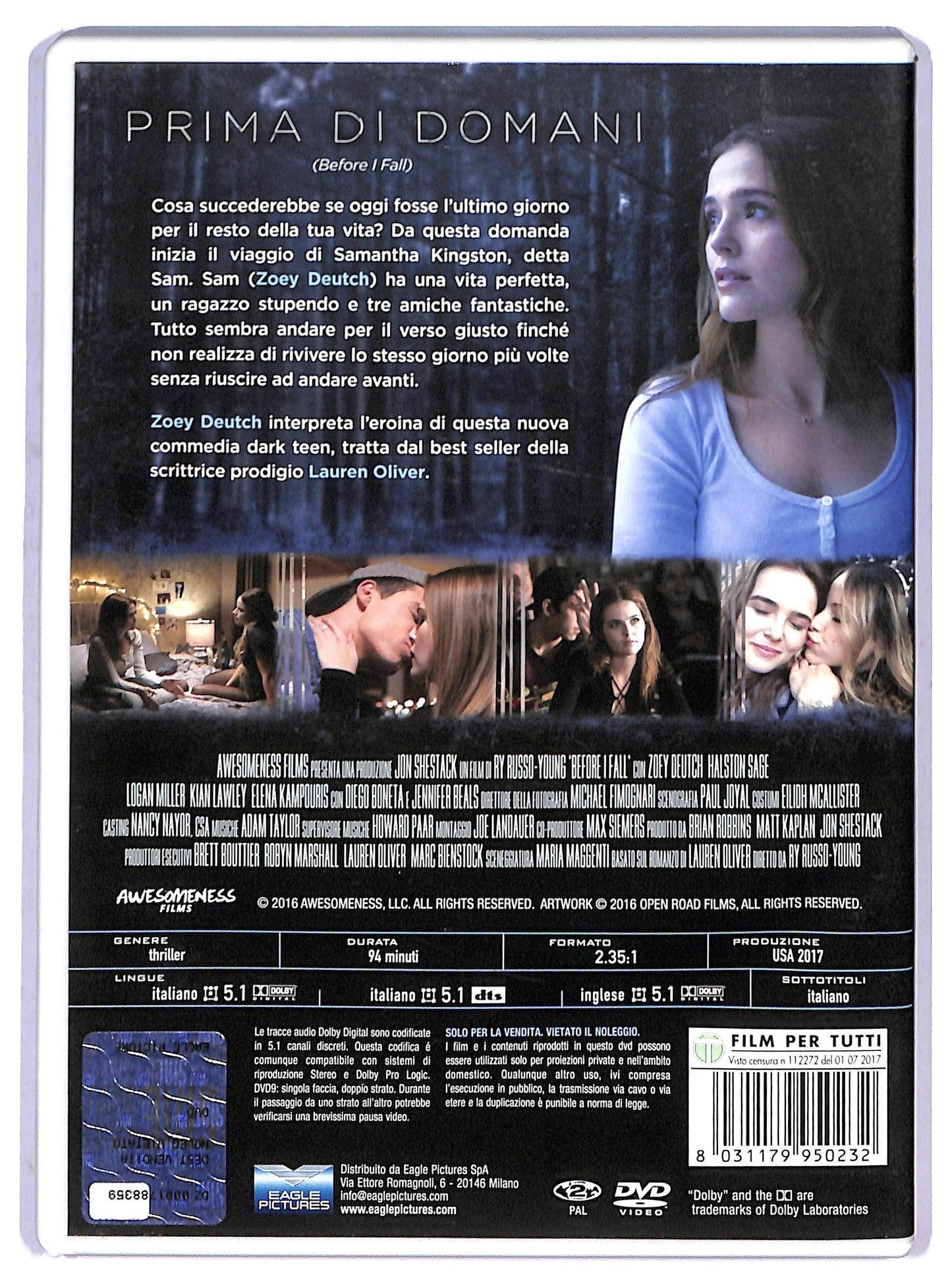 EBOND Prima di domani DVD DB716617