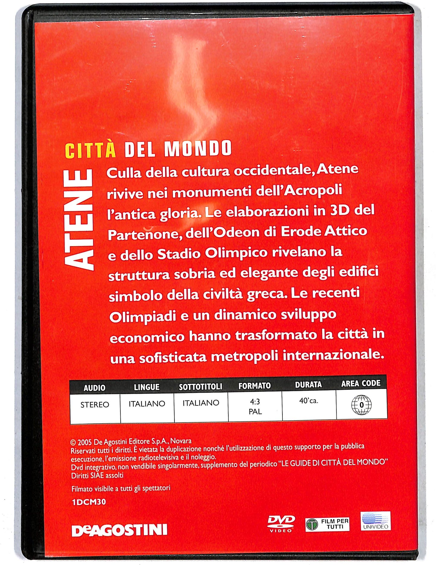 EBOND Citta del mondo Atene EDITORIALE DVD DB716653