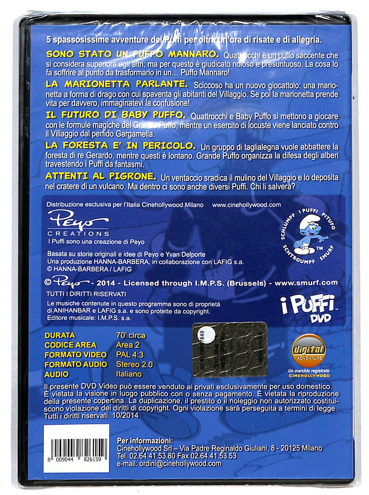 EBOND i Puffi - Sono Stato Un Puffo Mannaro DVD DB716901