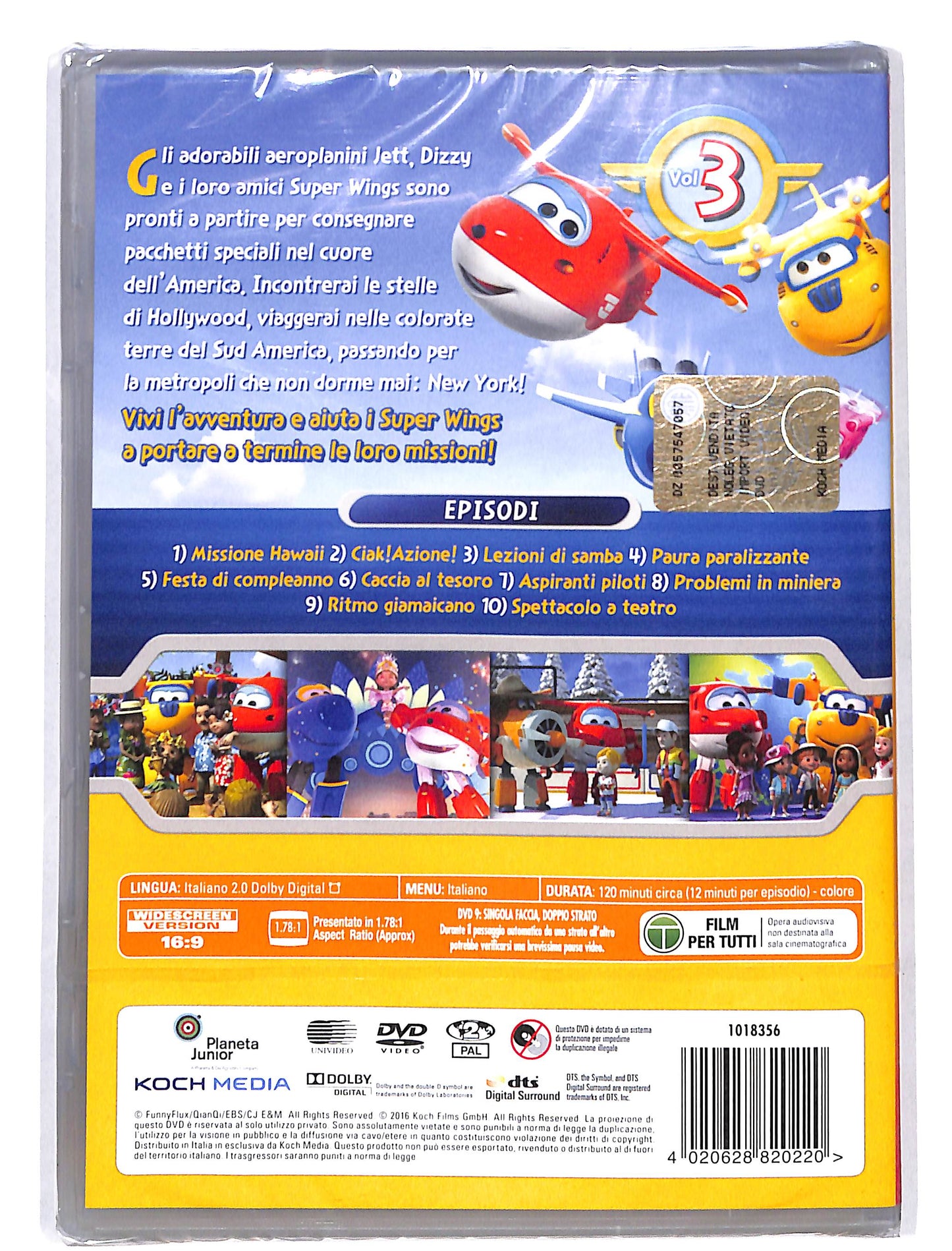 EBOND Super Wings Vol 3 Viaggi in America DVD DB716904