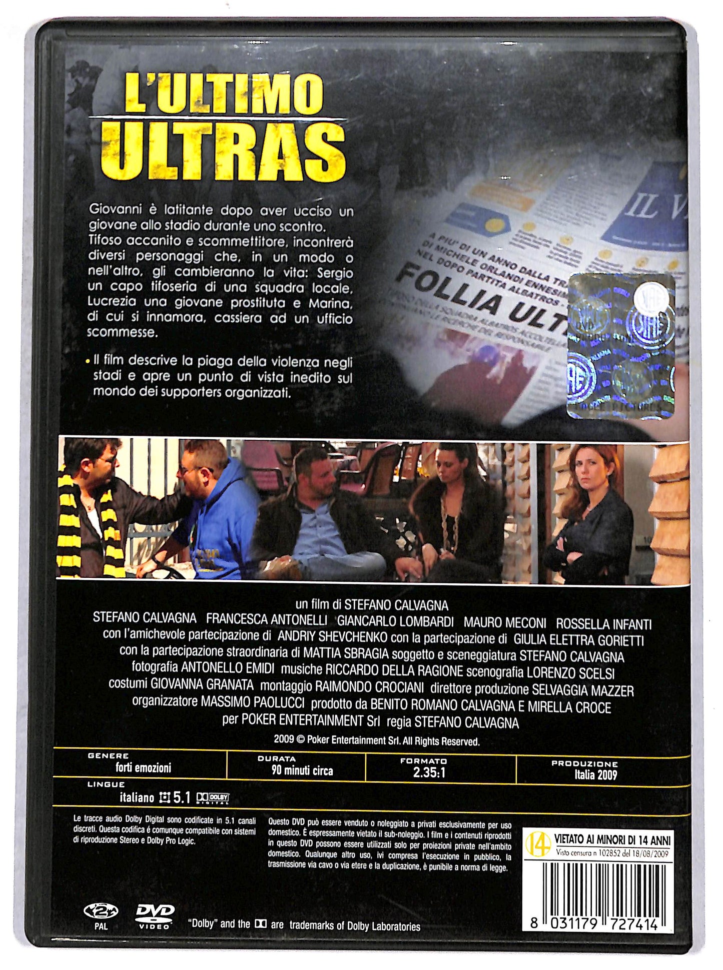 EBOND L'ultimo ultras NOLEGGIO DVD DB716929