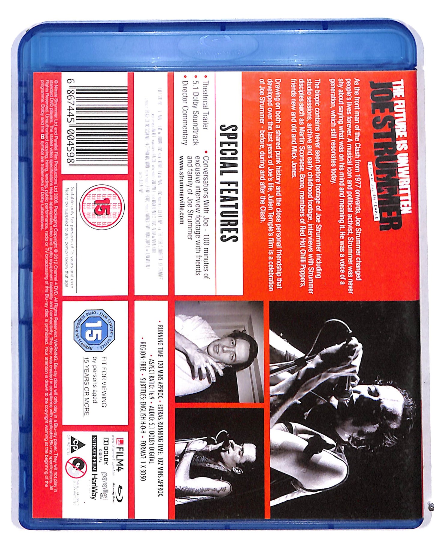 EBOND Joe Strummer The Future Is Unwritten Edizione UK BLURAY BLURAY DB717303
