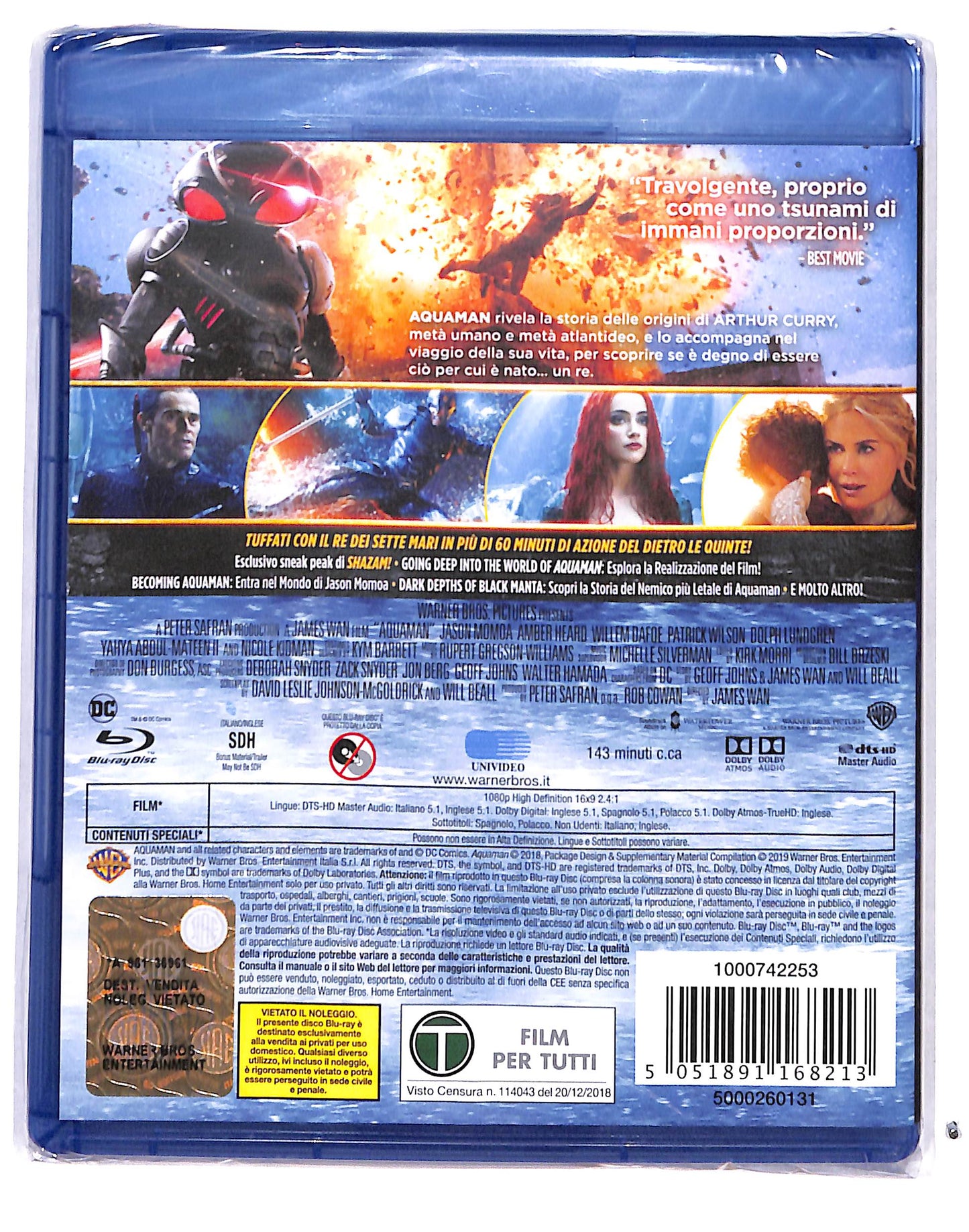 EBOND Aquaman BLURAY BLURAY DB717305
