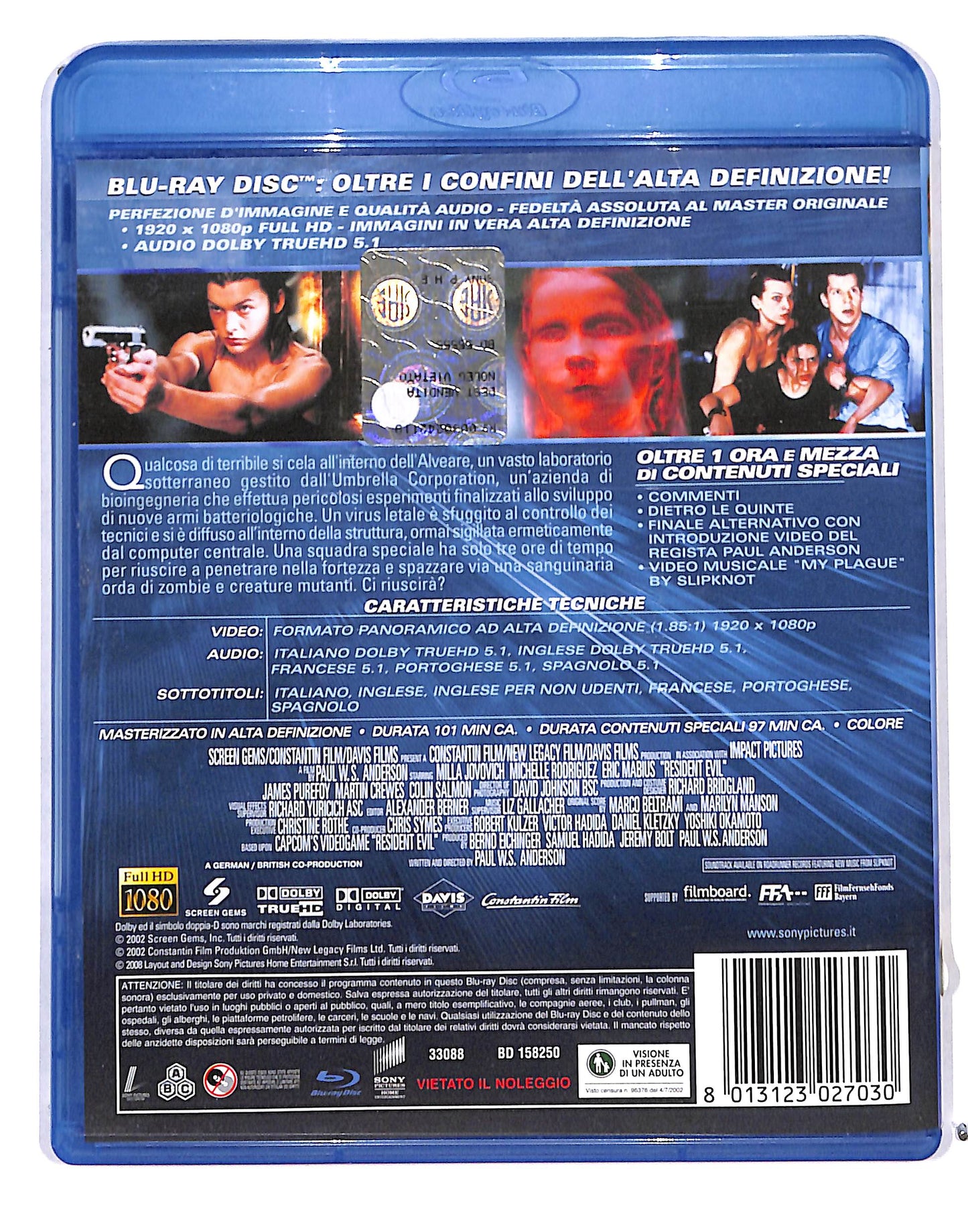 EBOND resident evil - armati per sopravvivere BLURAY BLURAY BLURAY BLURAY DB717320