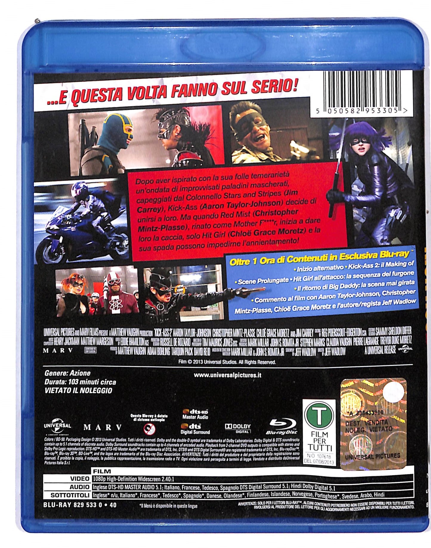 EBOND Kick-Ass 2 BLURAY BLURAY DB717321