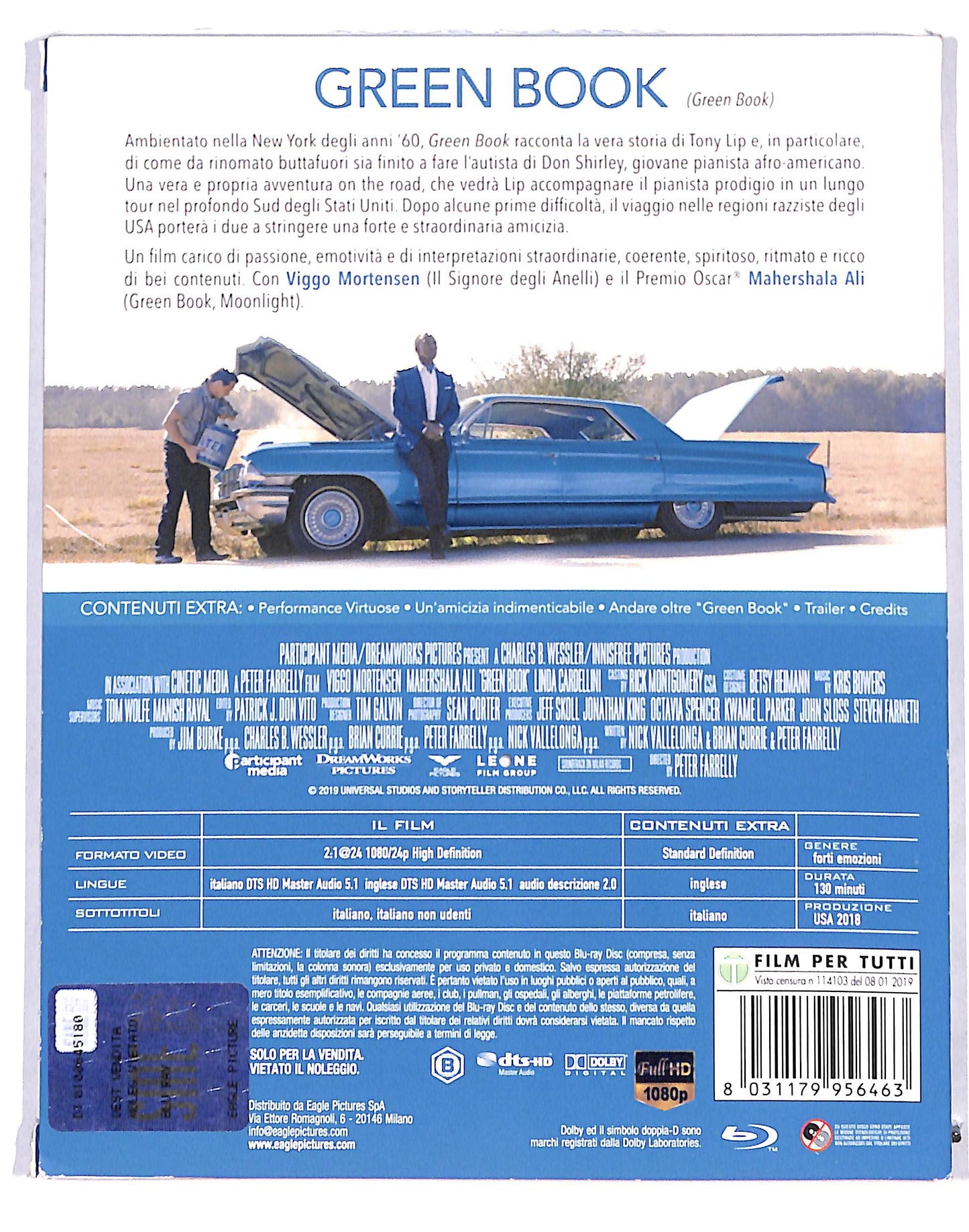 EBOND Green Book BLURAY BLURAY DB717327