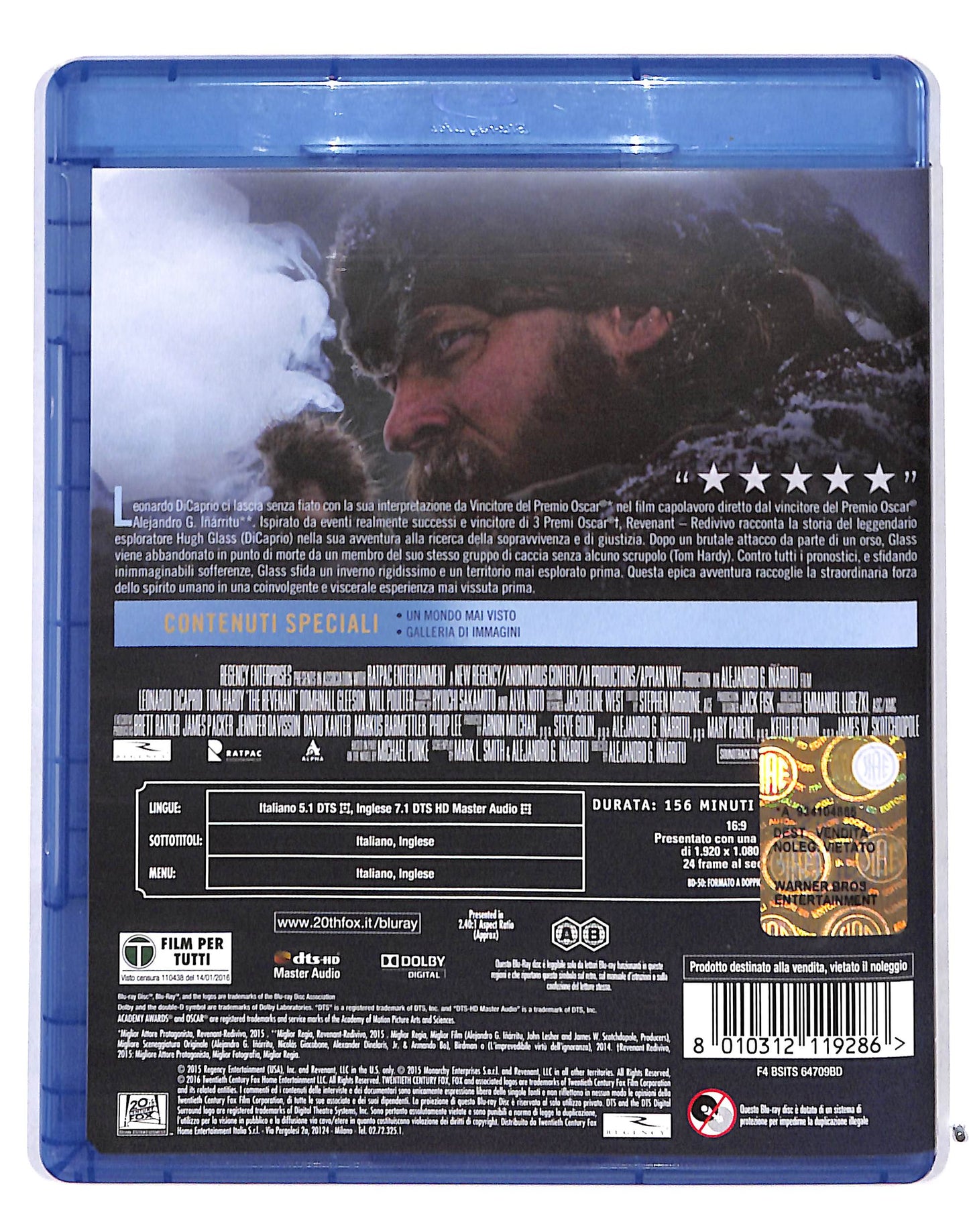 EBOND Revenant - Redivivo BLURAY BLURAY DB717348