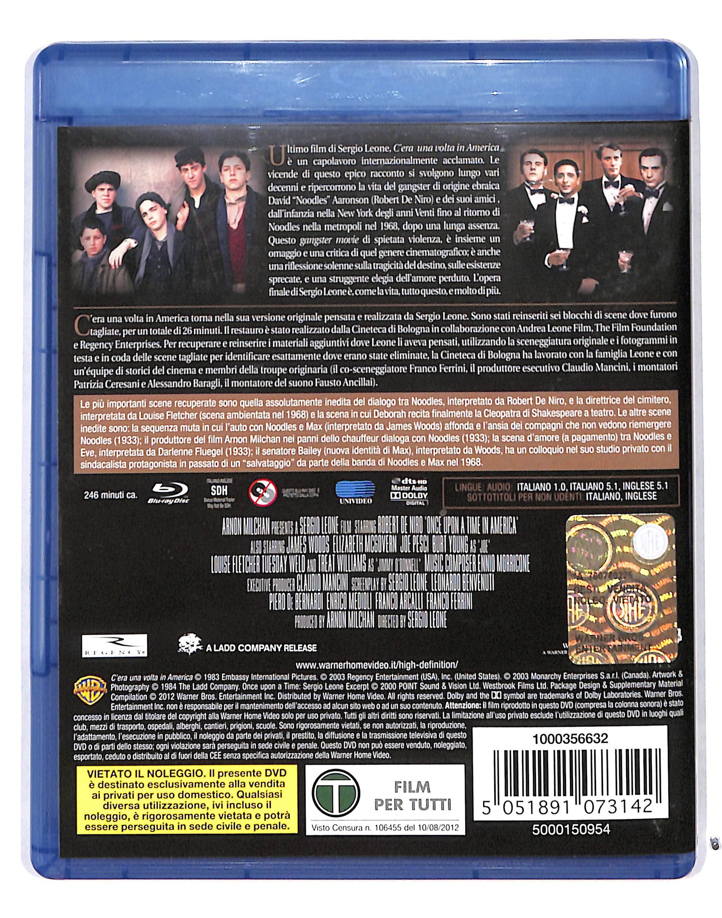 EBOND C'era una volta in America - Edizione estesa BLURAY BLURAY DB717362