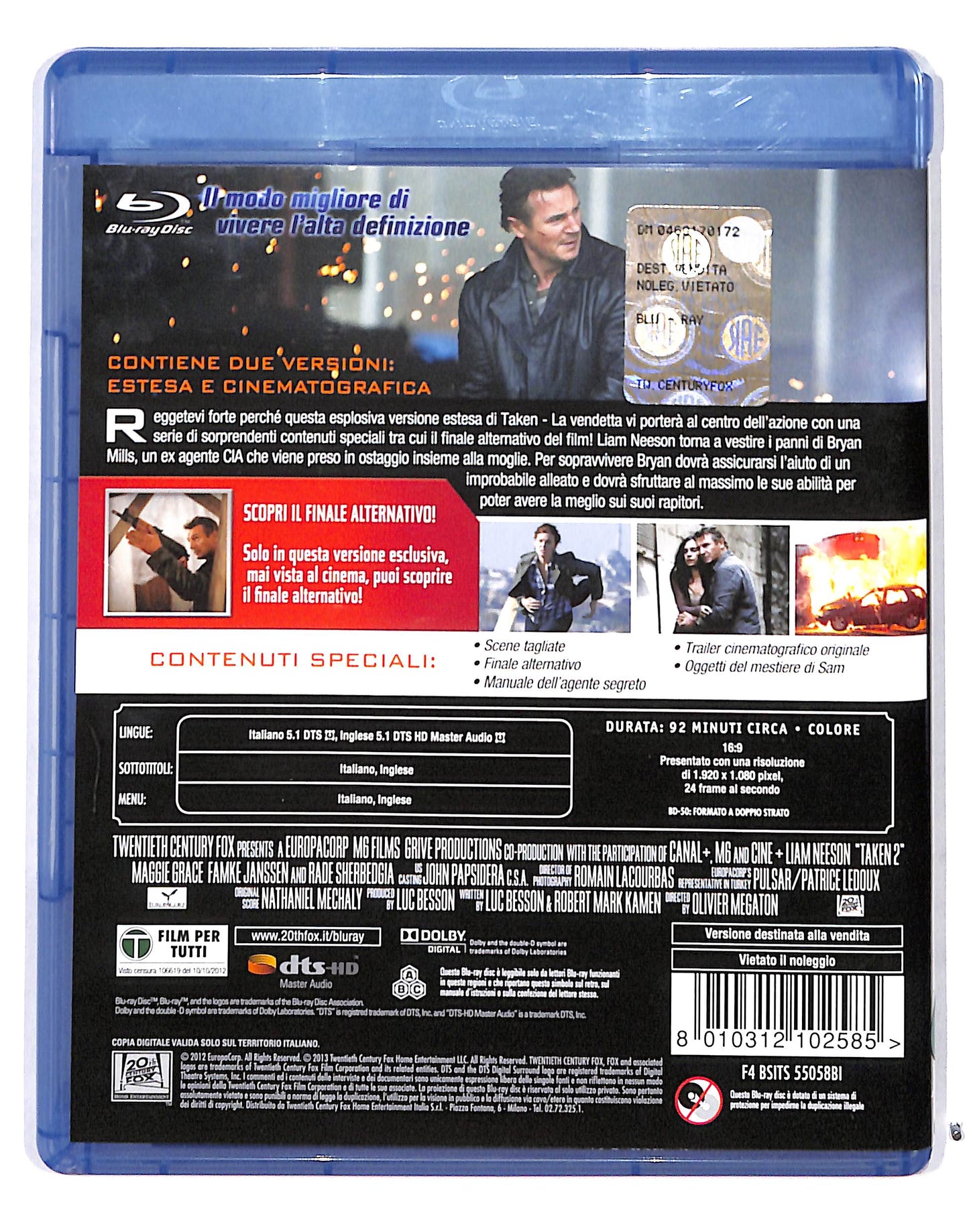 EBOND Taken la vendetta - versione estesa BLURAY DB717363