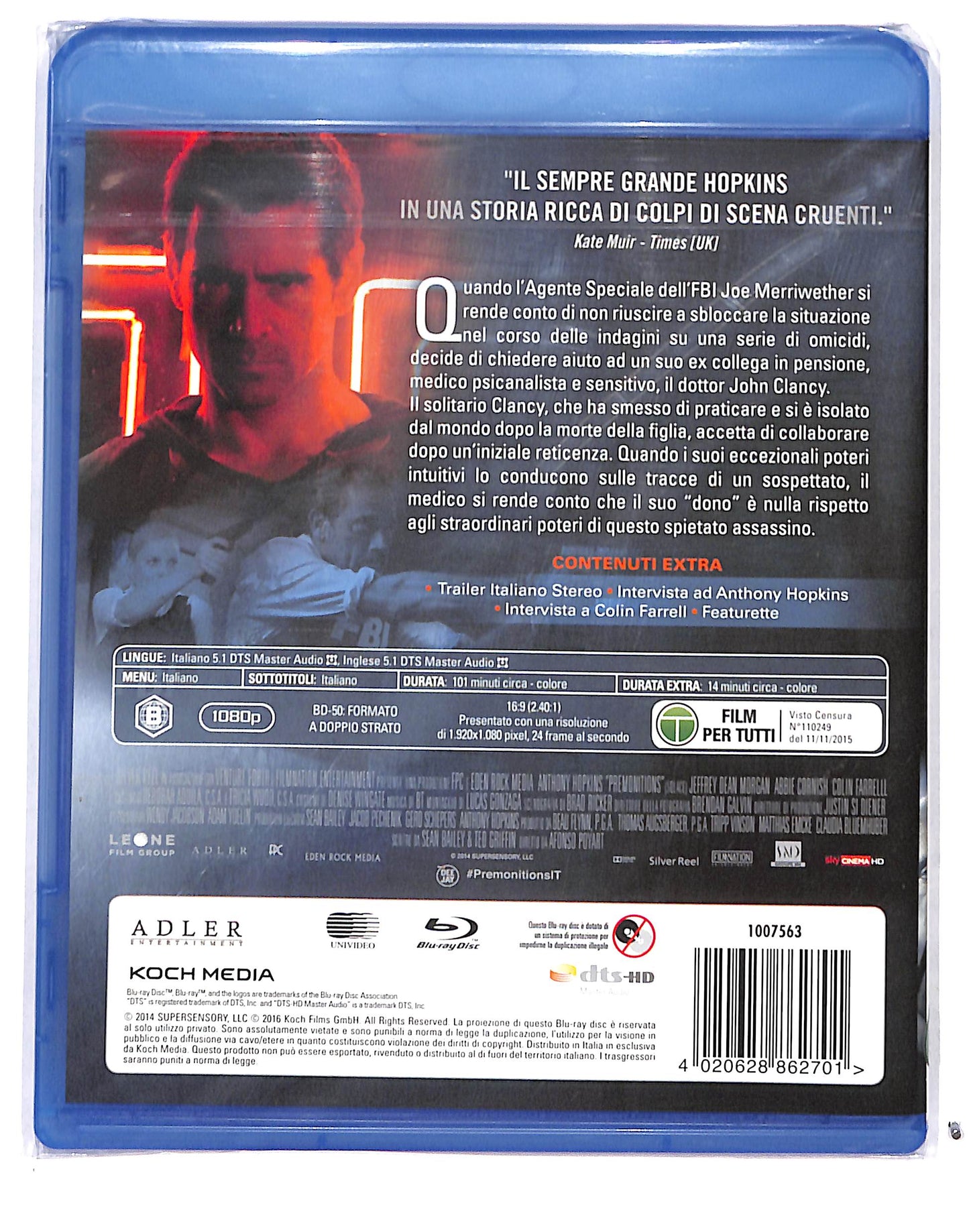 EBOND Premonitions BLURAY BLURAY DB717373